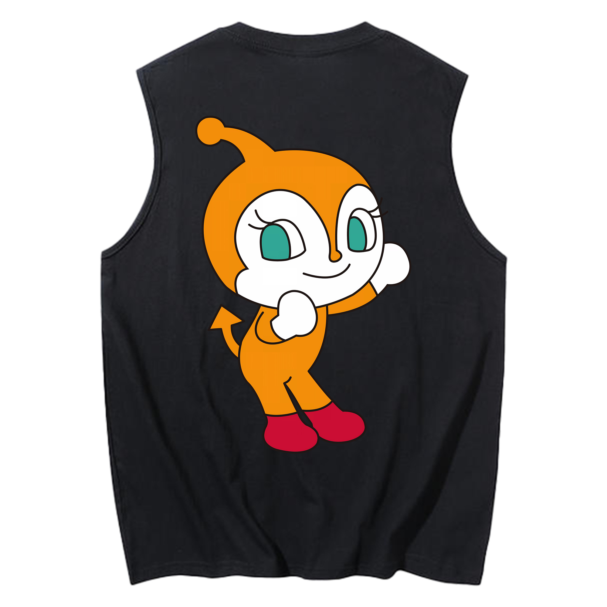 （画像用） アンパンマン Anpanman コットン100％タンクトップ（背面プリント）