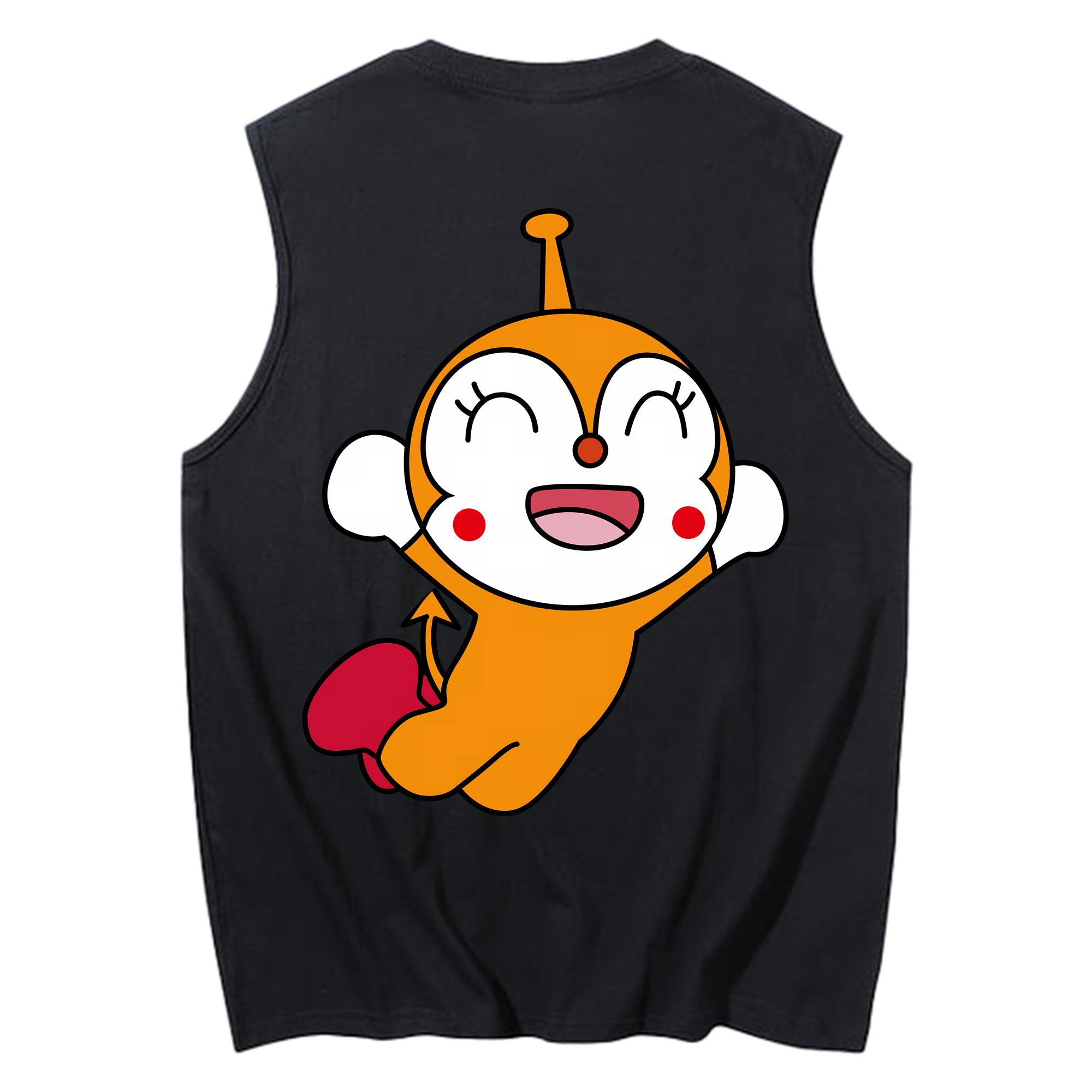 （画像用） アンパンマン Anpanman コットン100％タンクトップ（背面プリント）