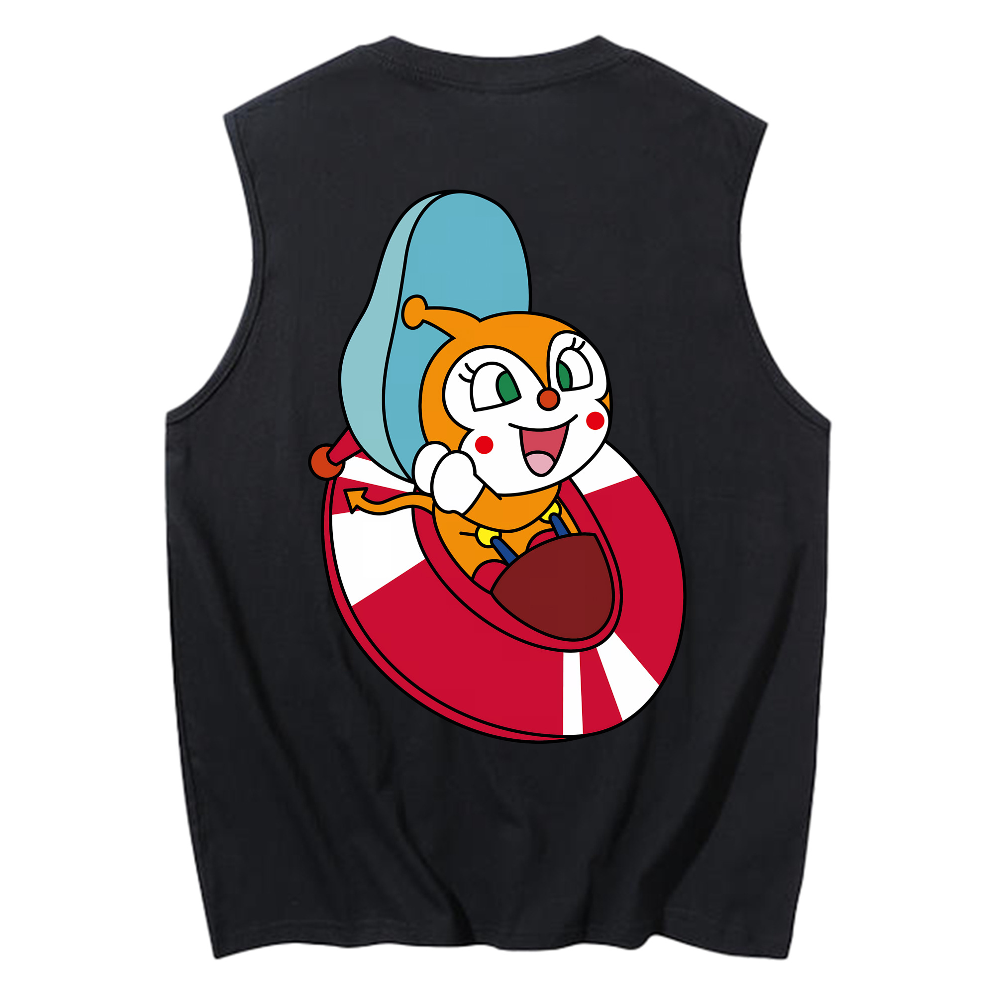 （画像用） アンパンマン Anpanman コットン100％タンクトップ（背面プリント）