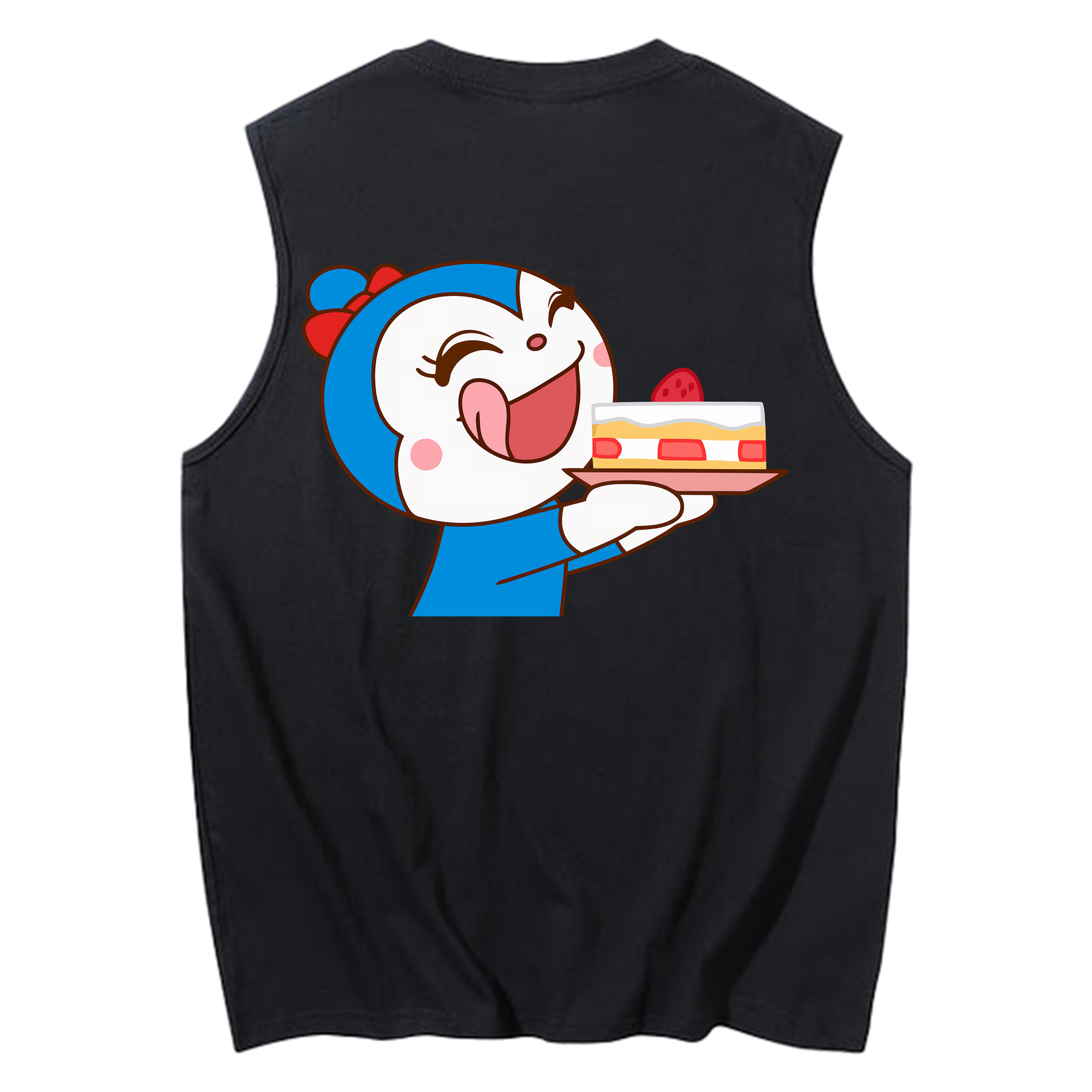 （画像用） アンパンマン Anpanman コットン100％タンクトップ（背面プリント）