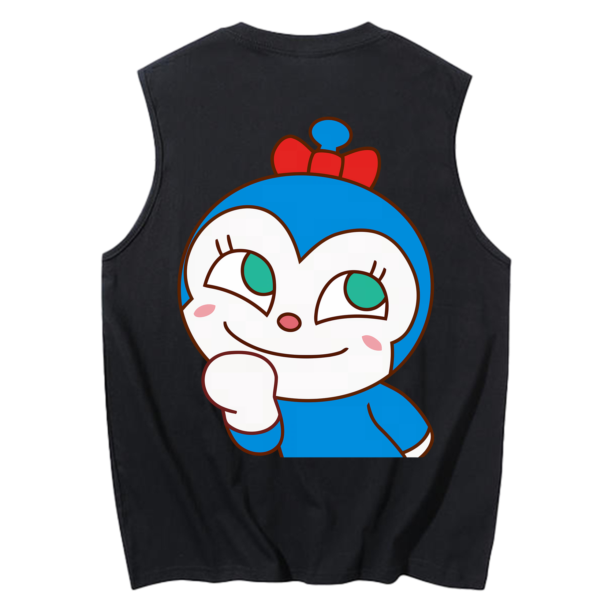 （画像用） アンパンマン Anpanman コットン100％タンクトップ（背面プリント）