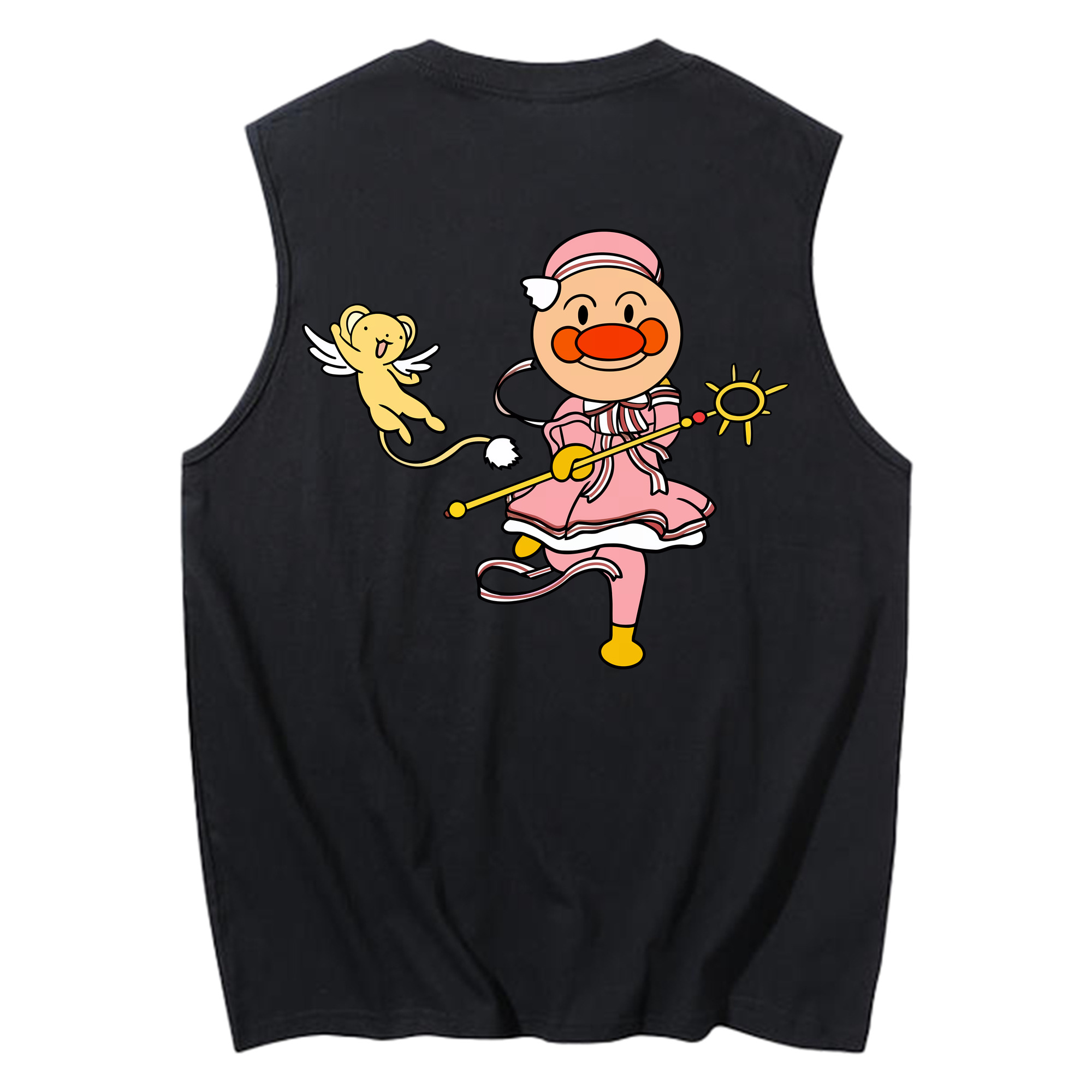 （画像用） アンパンマン Anpanman コットン100％タンクトップ（背面プリント）