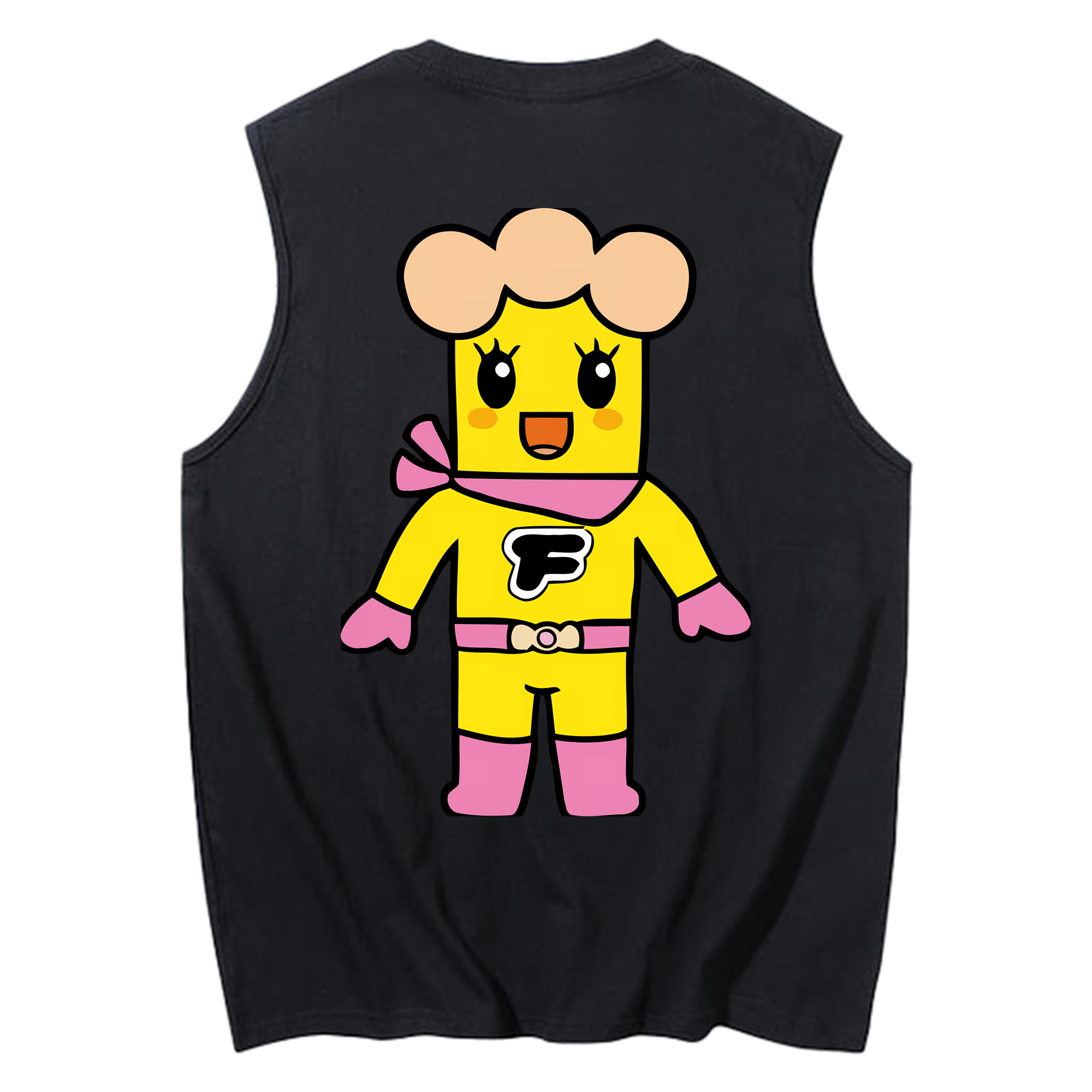 （画像用） アンパンマン Anpanman コットン100％タンクトップ（背面プリント）