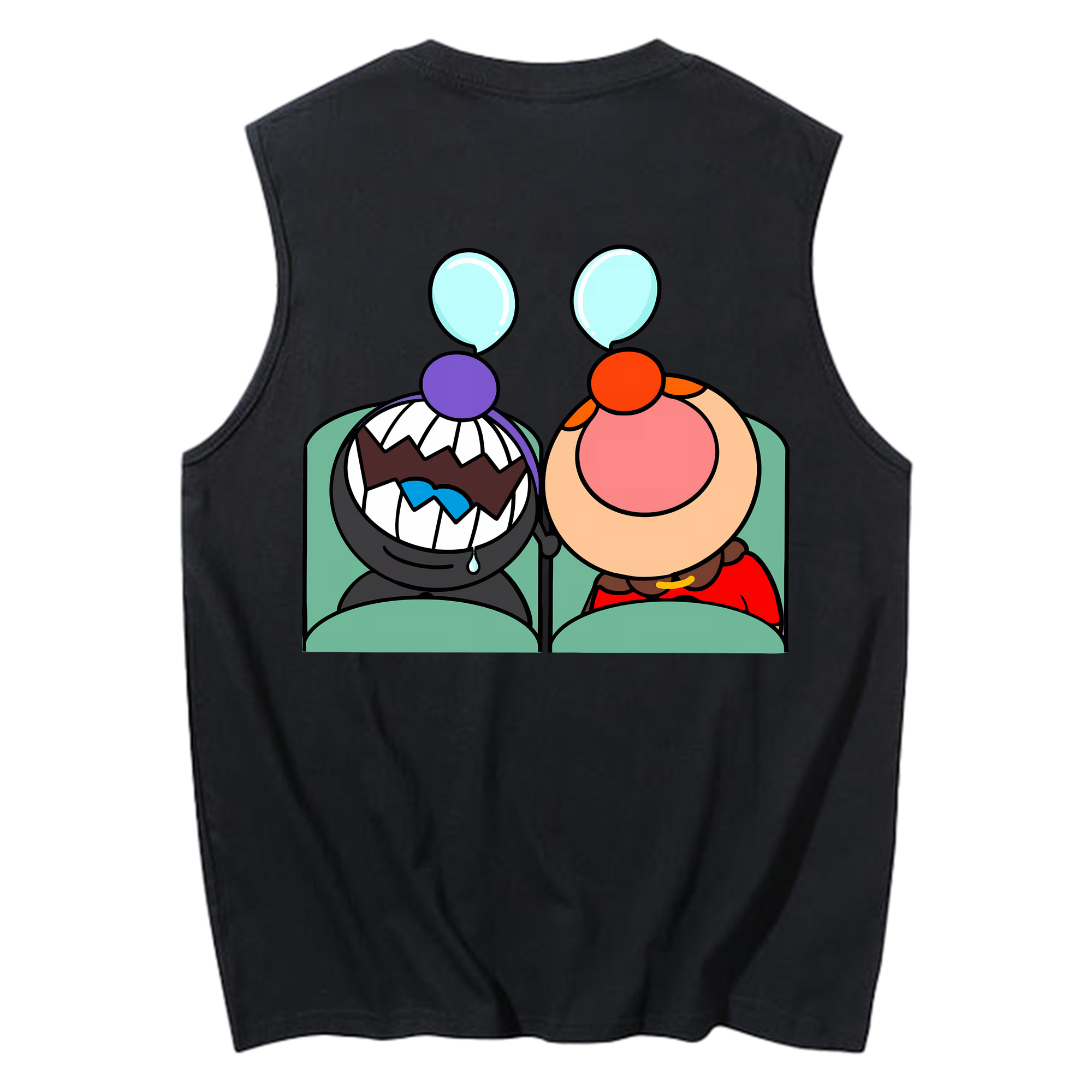（画像用） アンパンマン Anpanman コットン100％タンクトップ（背面プリント）