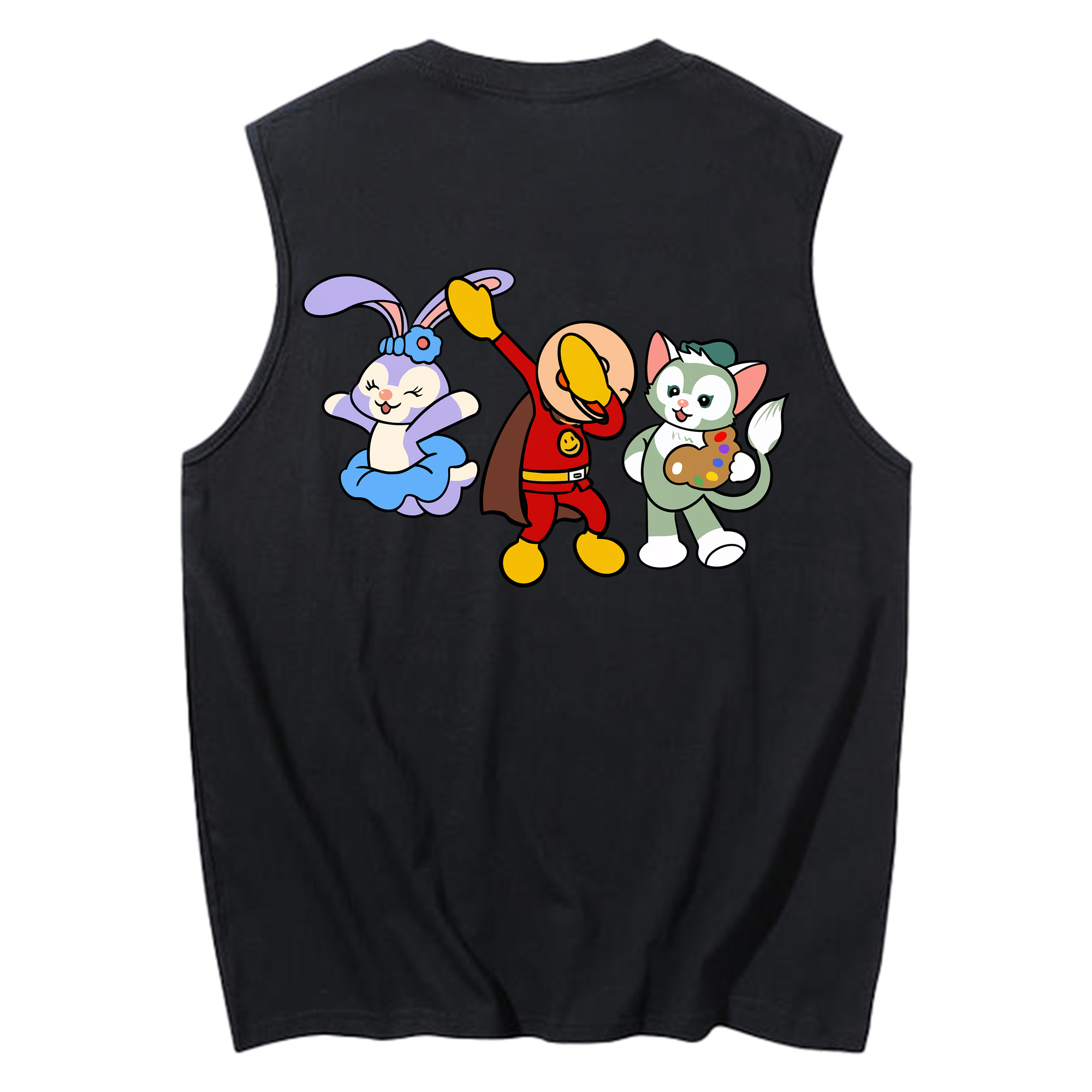 （画像用） アンパンマン Anpanman コットン100％タンクトップ（背面プリント）