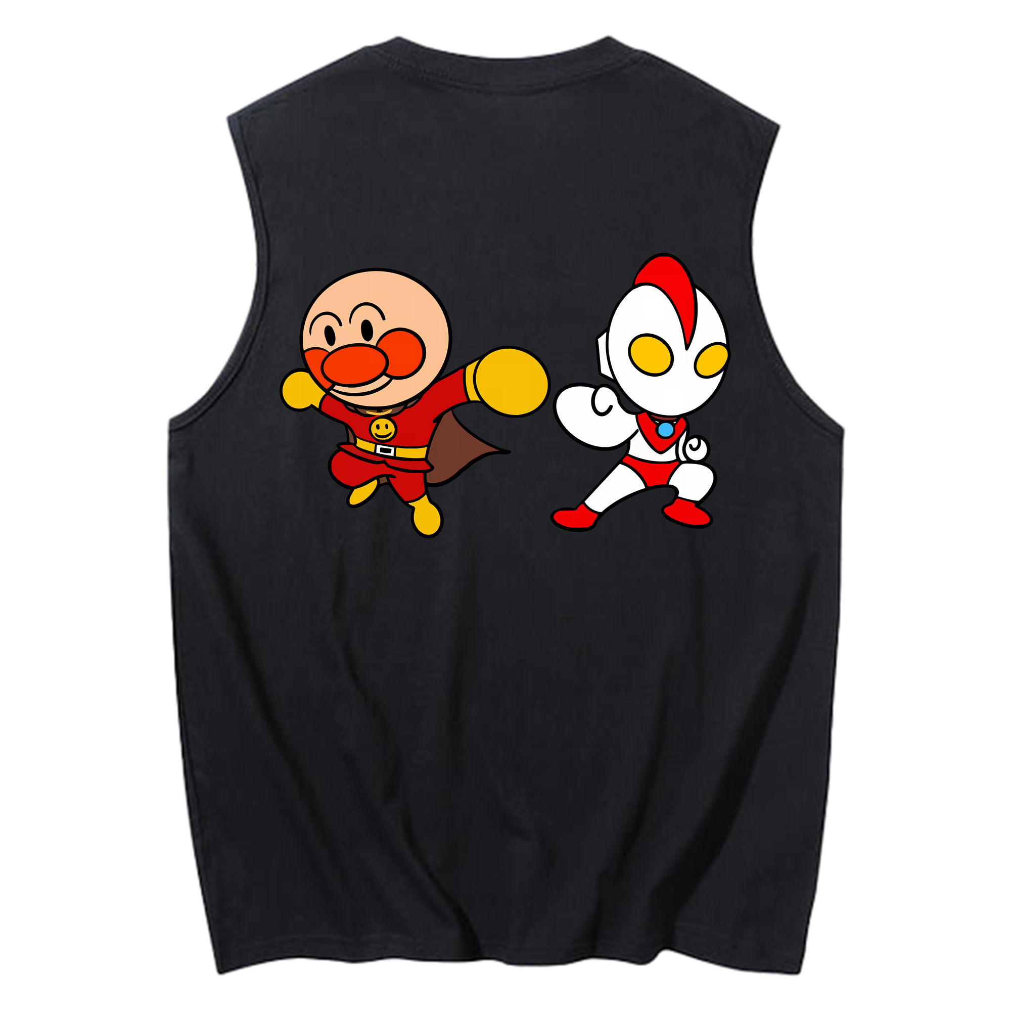 （画像用） アンパンマン Anpanman コットン100％タンクトップ（背面プリント）