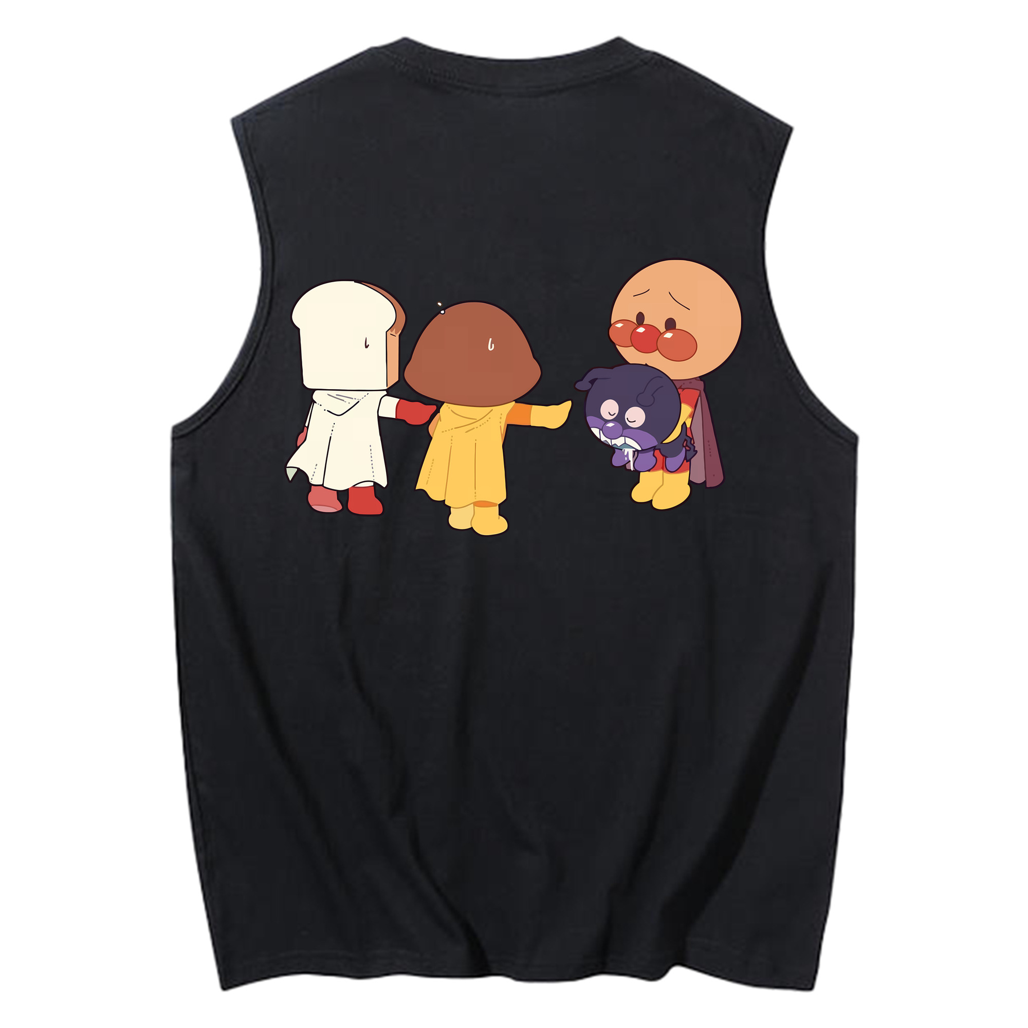 （画像用） アンパンマン Anpanman コットン100％タンクトップ（背面プリント）