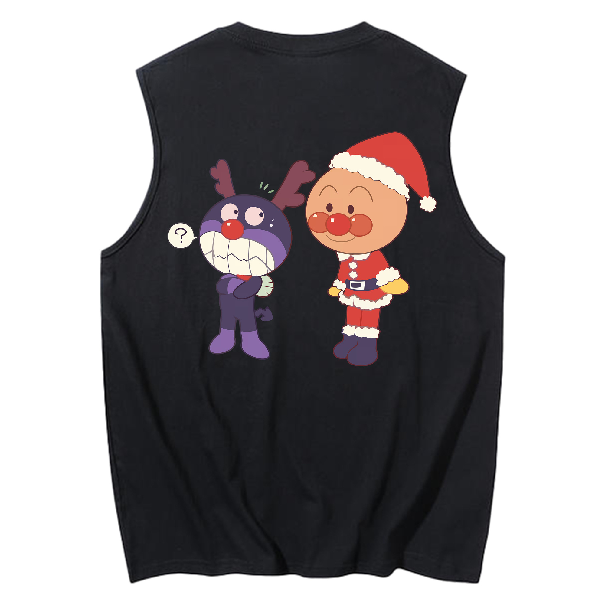 （画像用） アンパンマン Anpanman コットン100％タンクトップ（背面プリント）