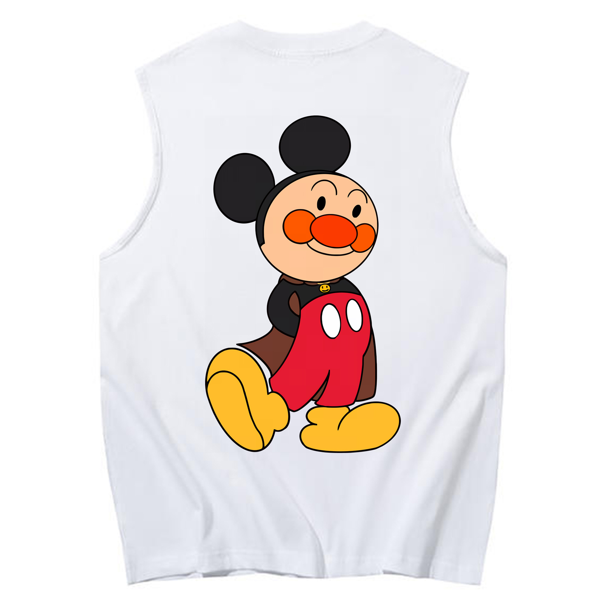 （画像用） アンパンマン Anpanman コットン100％タンクトップ（背面プリント）