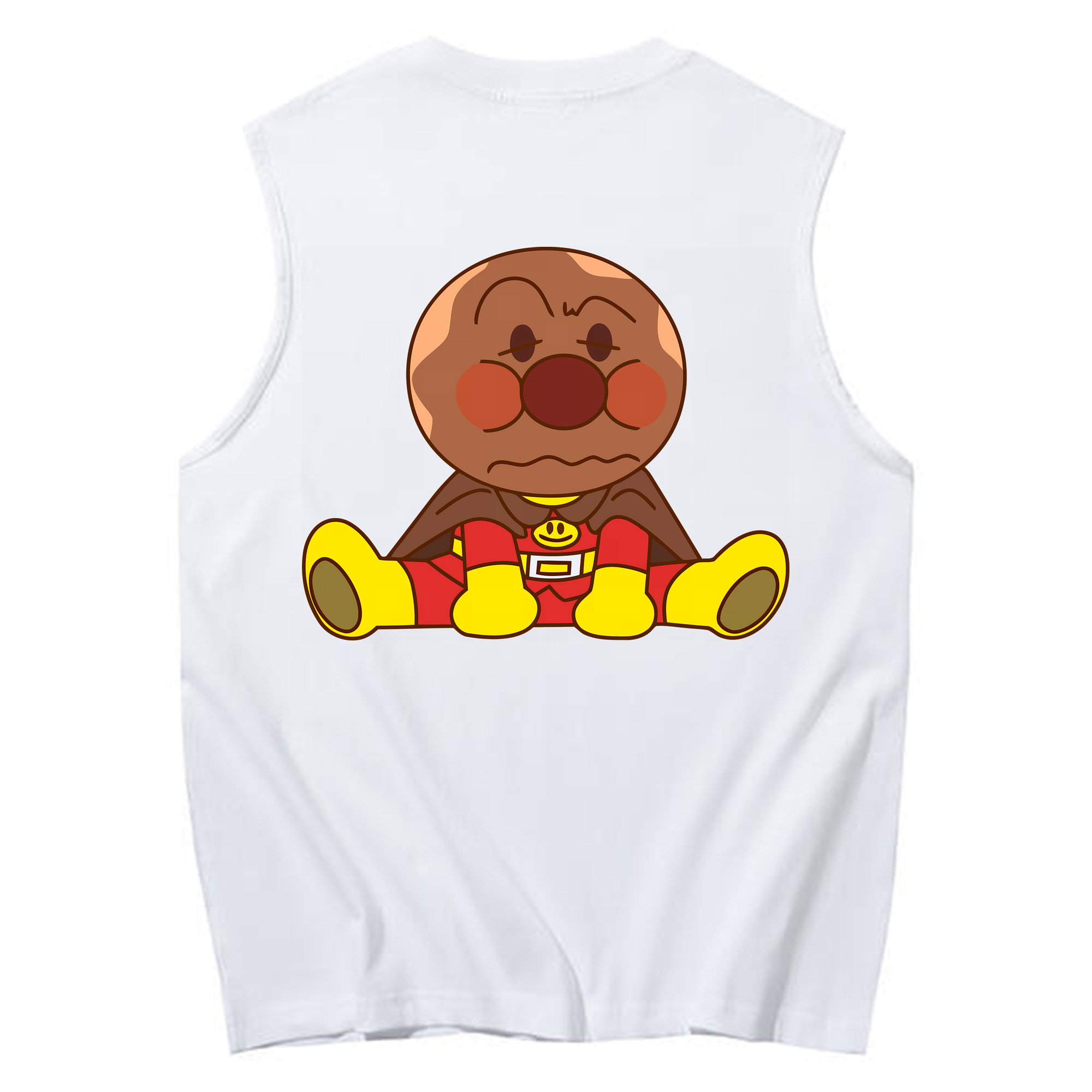 （画像用） アンパンマン Anpanman コットン100％タンクトップ（背面プリント）