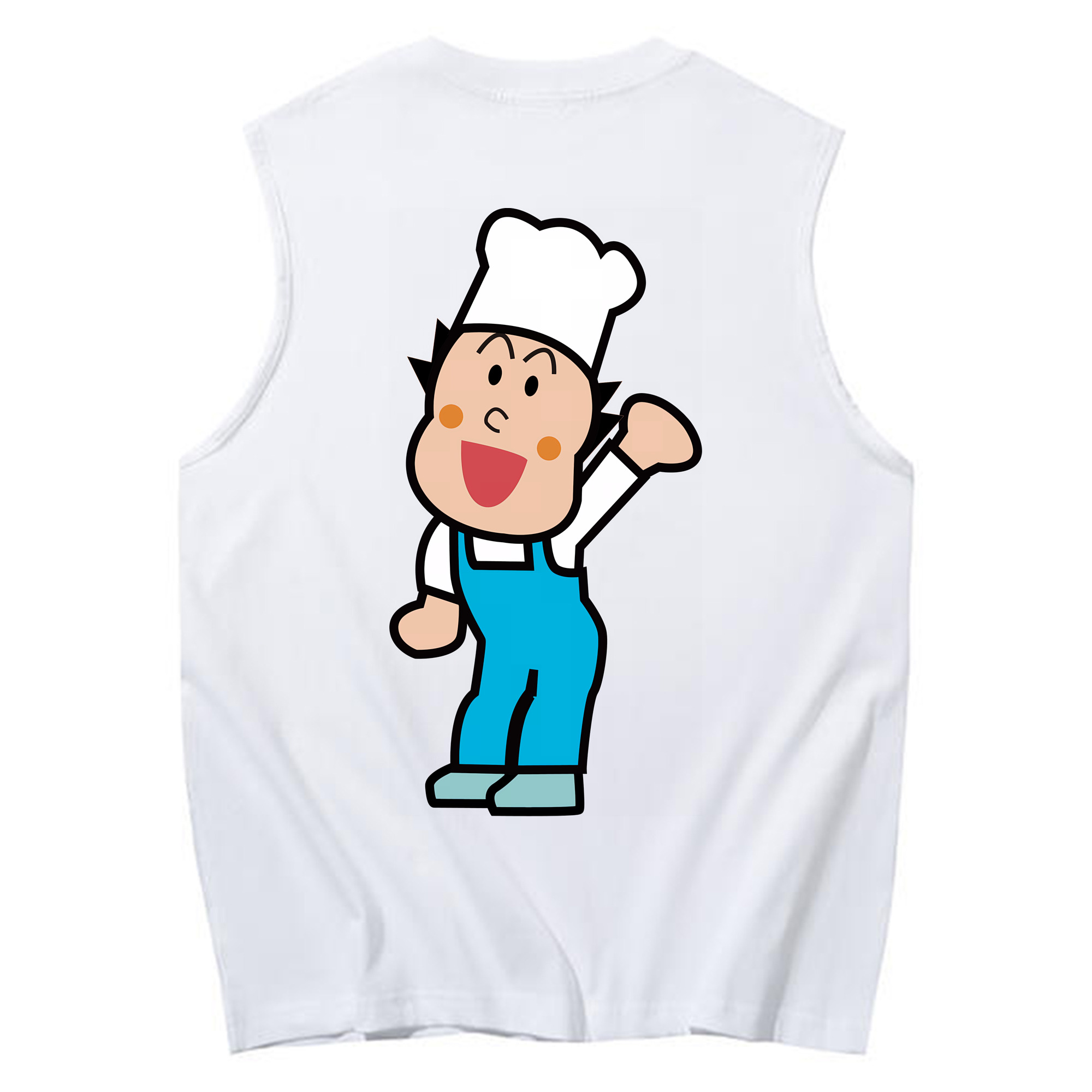 （画像用） アンパンマン Anpanman コットン100％タンクトップ（背面プリント）