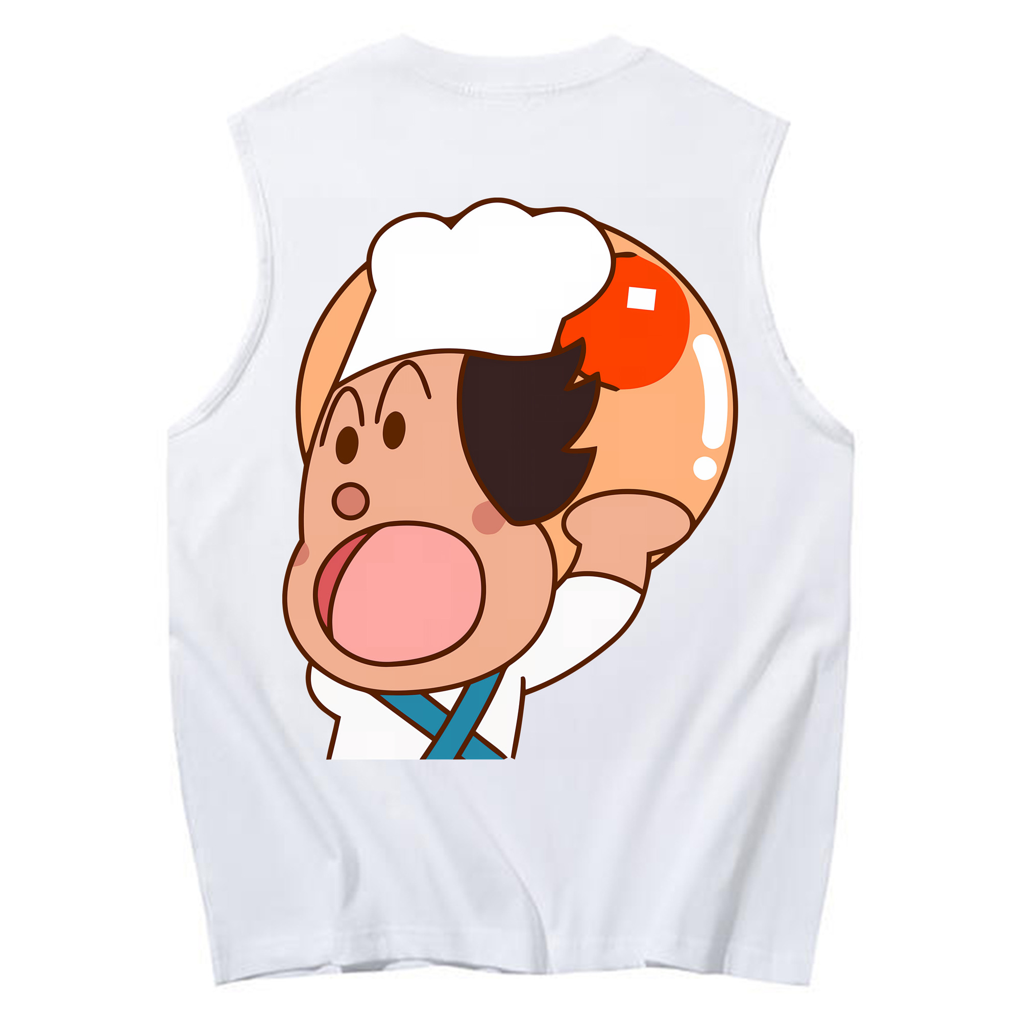 （画像用） アンパンマン Anpanman コットン100％タンクトップ（背面プリント）