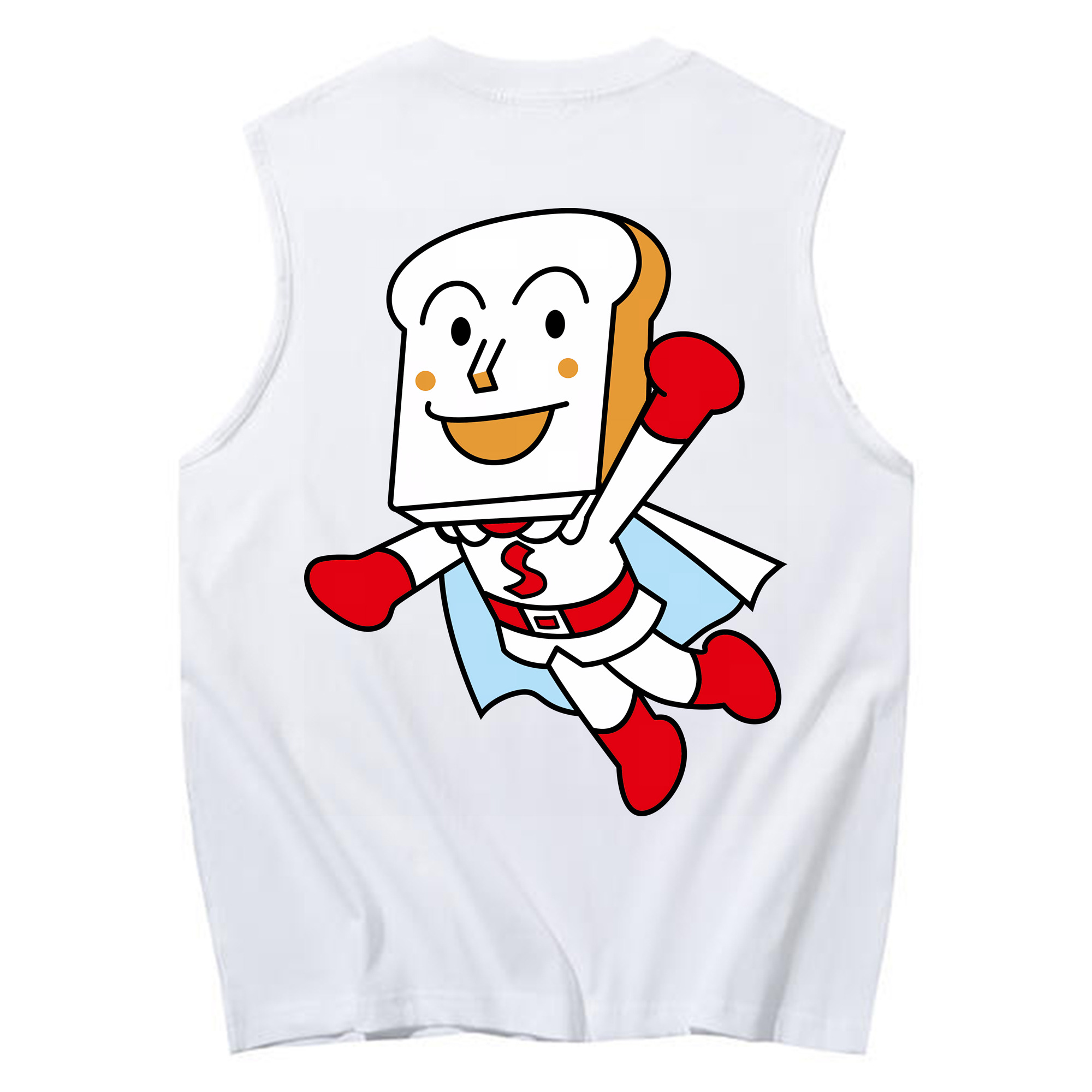 （画像用） アンパンマン Anpanman コットン100％タンクトップ（背面プリント）