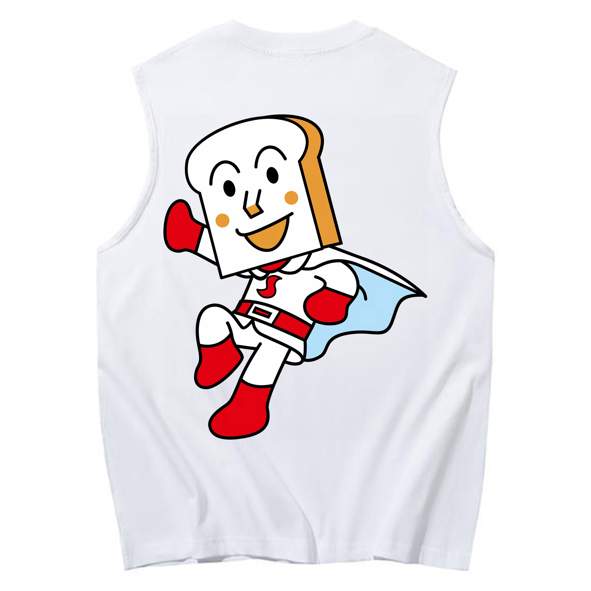 （画像用） アンパンマン Anpanman コットン100％タンクトップ（背面プリント）
