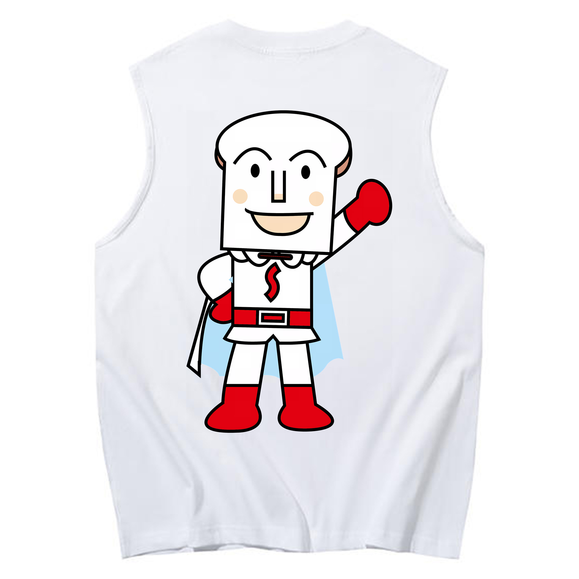 （画像用） アンパンマン Anpanman コットン100％タンクトップ（背面プリント）
