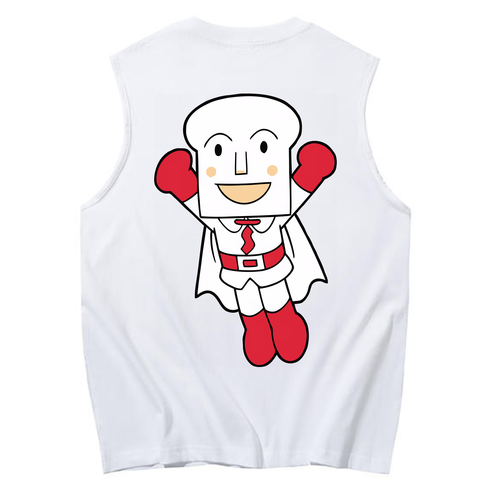 （画像用） アンパンマン Anpanman コットン100％タンクトップ（背面プリント）