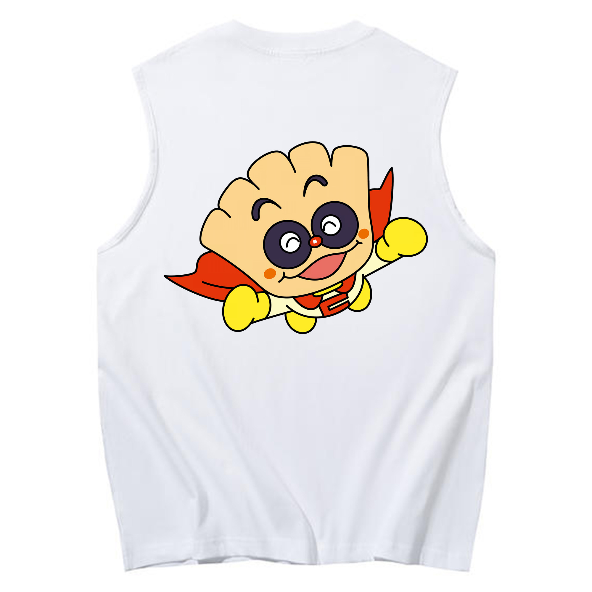 （画像用） アンパンマン Anpanman コットン100％タンクトップ（背面プリント）