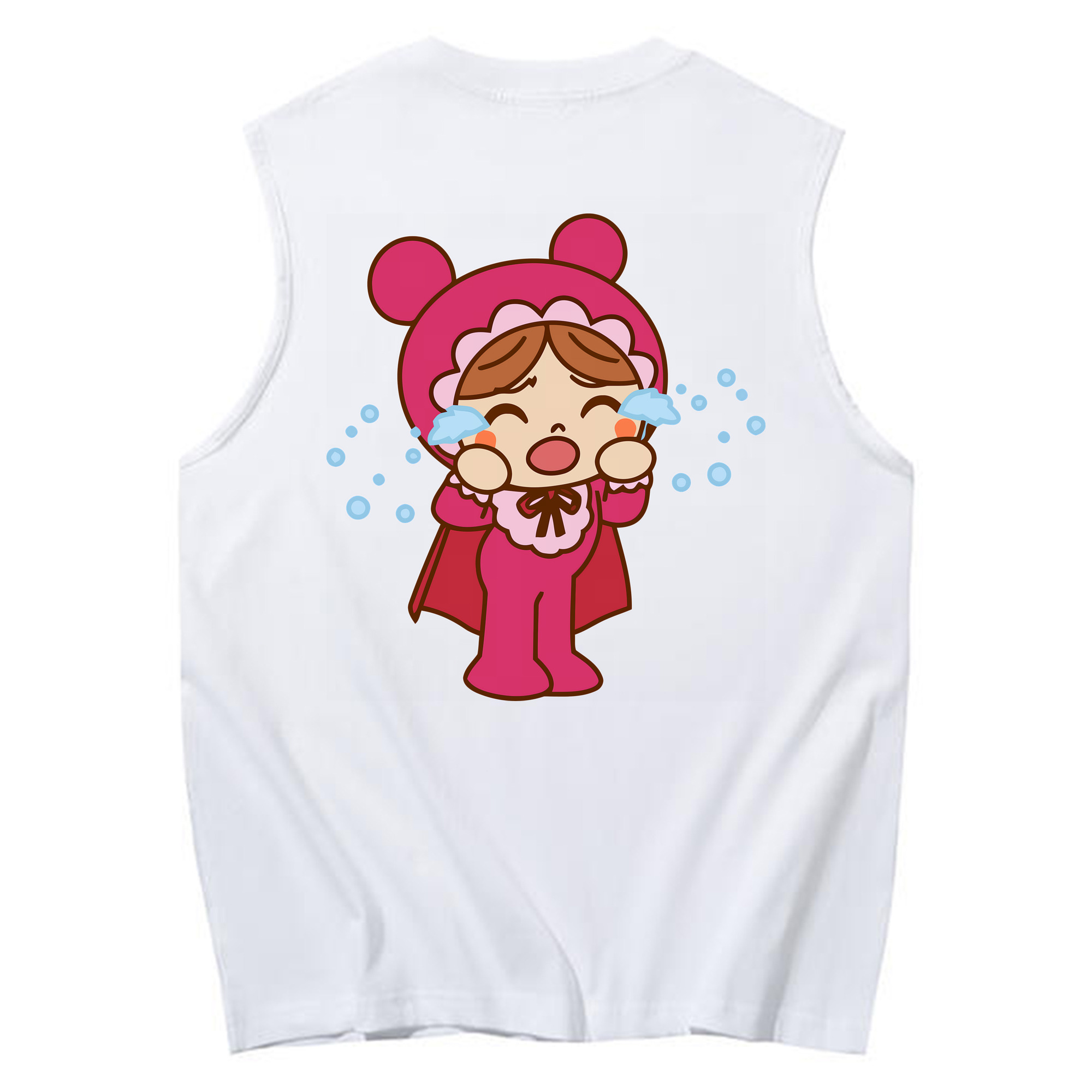 （画像用） アンパンマン Anpanman コットン100％タンクトップ（背面プリント）