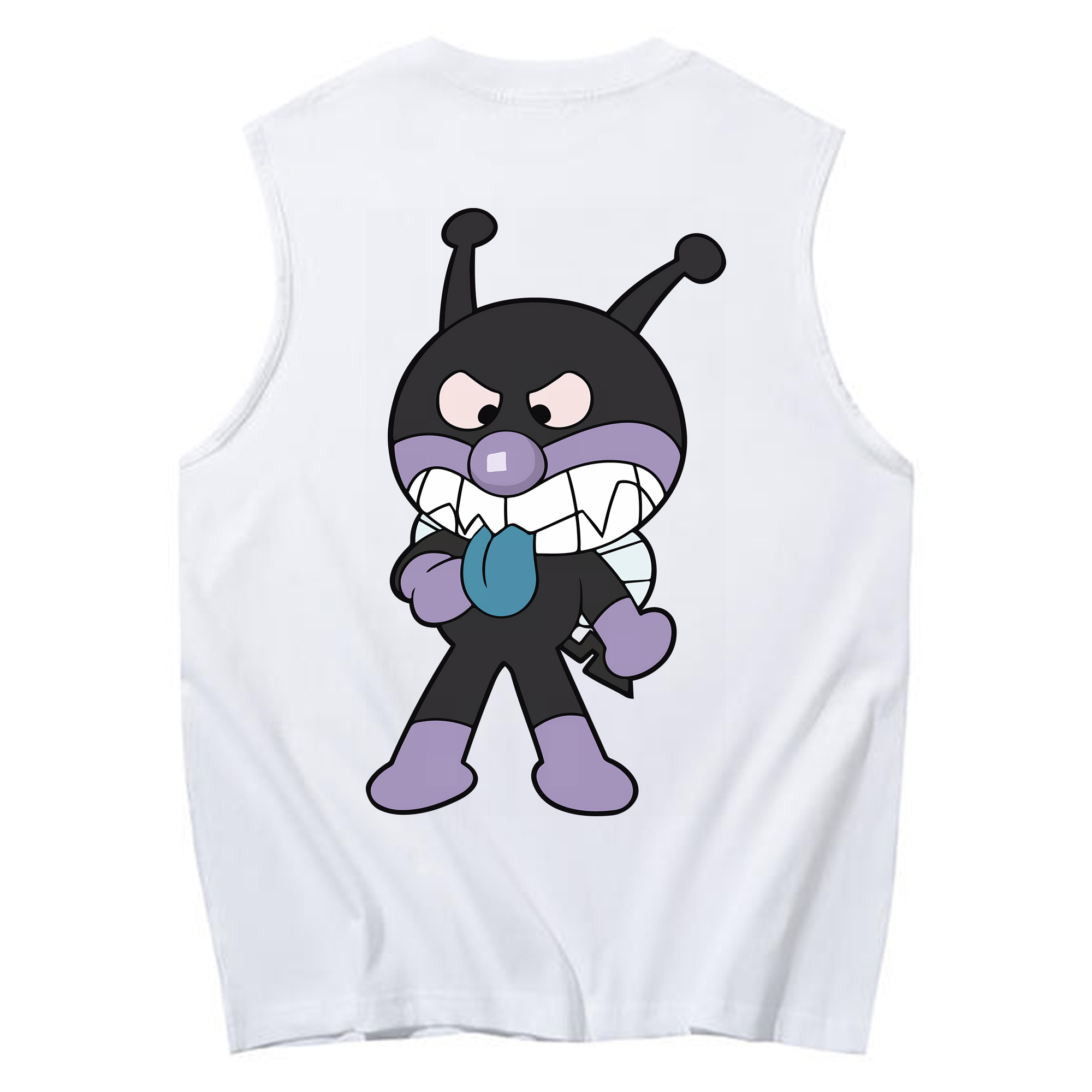 （画像用） アンパンマン Anpanman コットン100％タンクトップ（背面プリント）