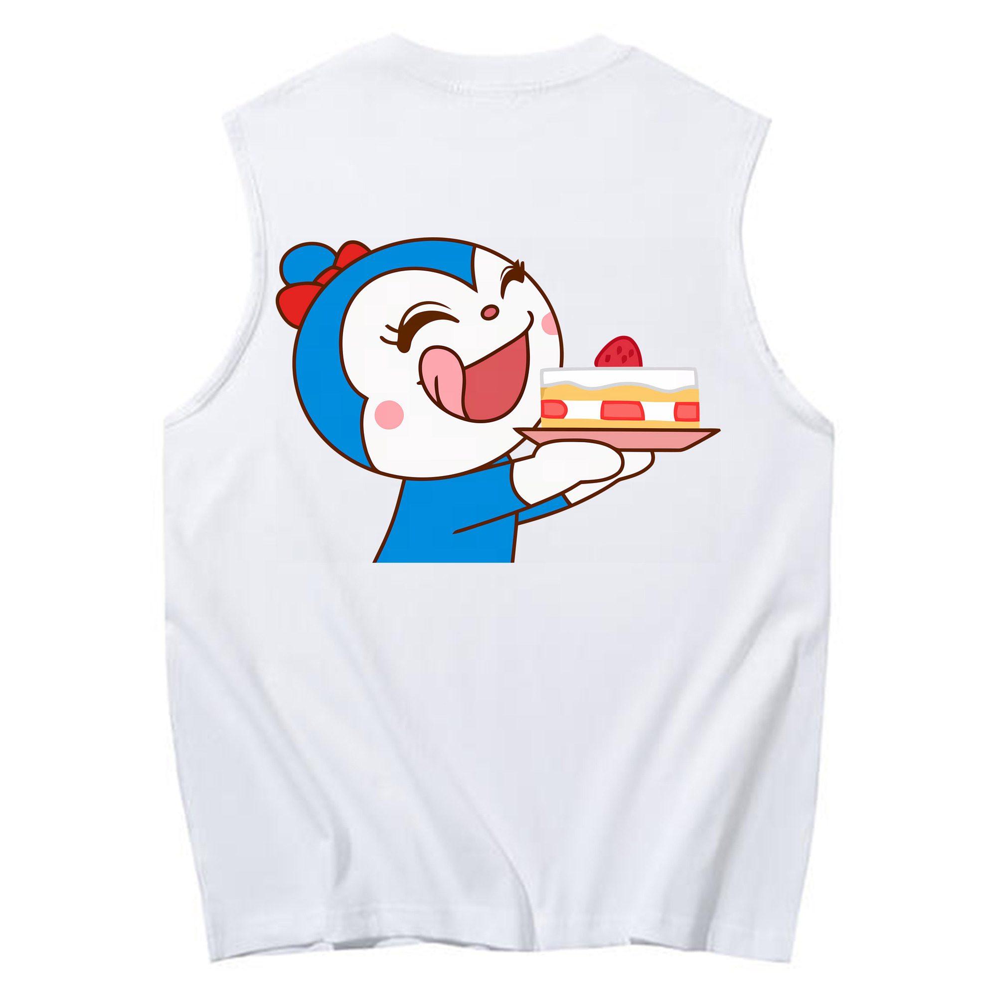 （画像用） アンパンマン Anpanman コットン100％タンクトップ（背面プリント）