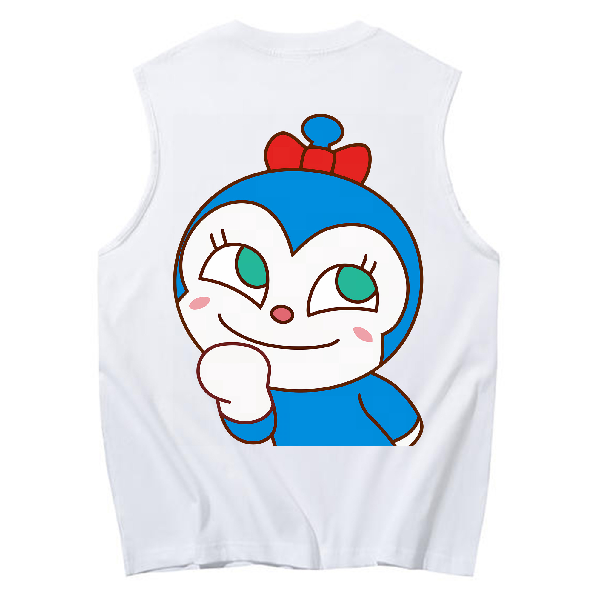 （画像用） アンパンマン Anpanman コットン100％タンクトップ（背面プリント）