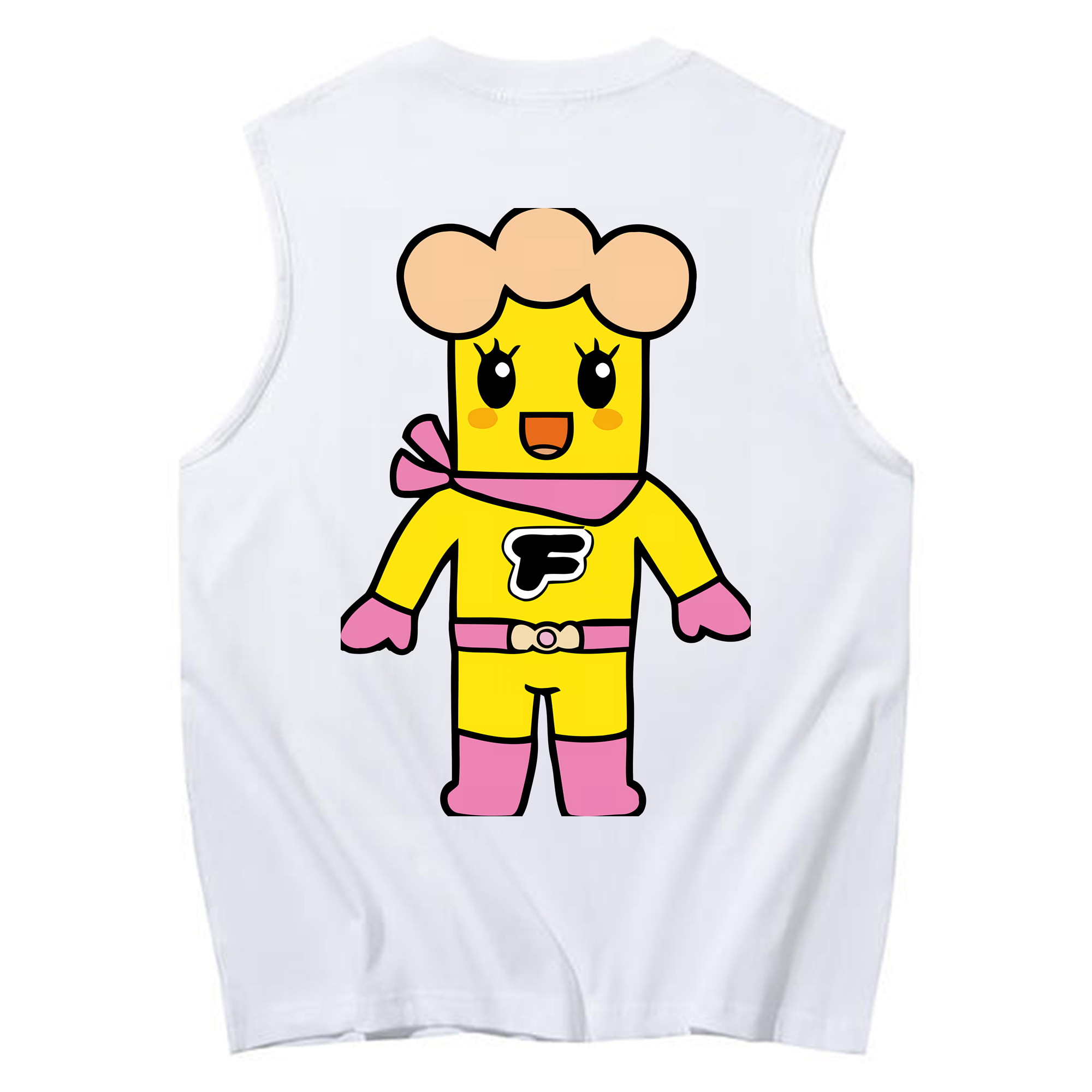 （画像用） アンパンマン Anpanman コットン100％タンクトップ（背面プリント）