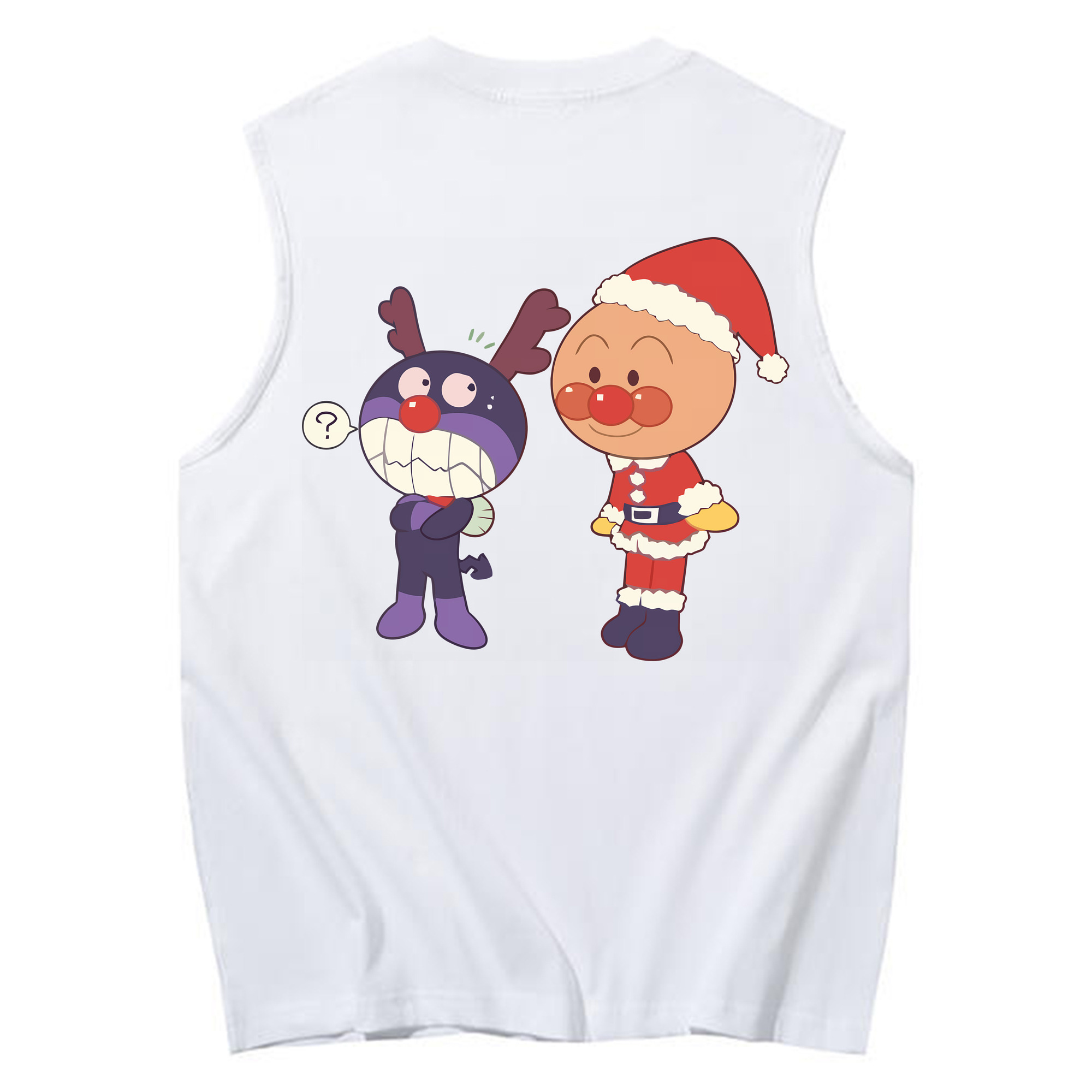 （画像用） アンパンマン Anpanman コットン100％タンクトップ（背面プリント）