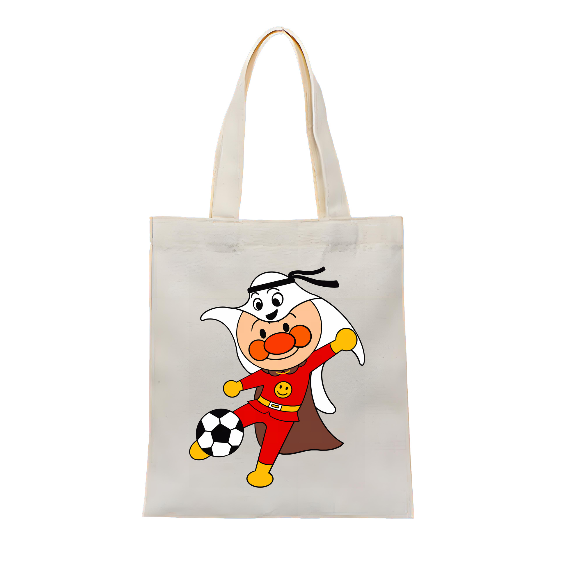 （画像用） アンパンマン Anpanman 縦型キャンバス生地手提げバッグ　トートバッグ