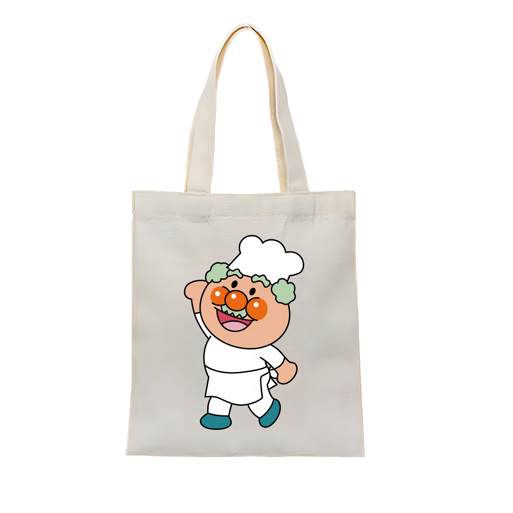 （画像用） アンパンマン Anpanman 縦型キャンバス生地手提げバッグ　トートバッグ