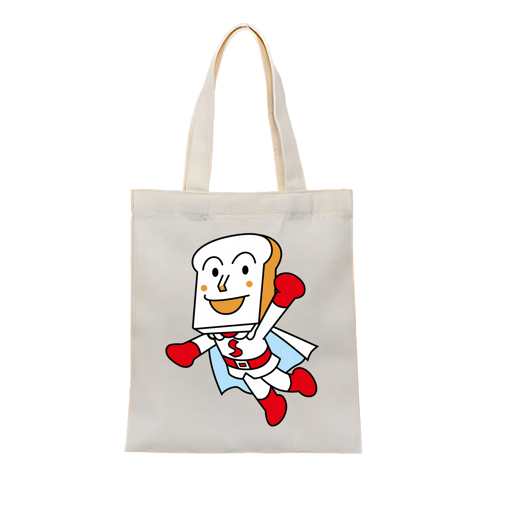（画像用） アンパンマン Anpanman 縦型キャンバス生地手提げバッグ　トートバッグ