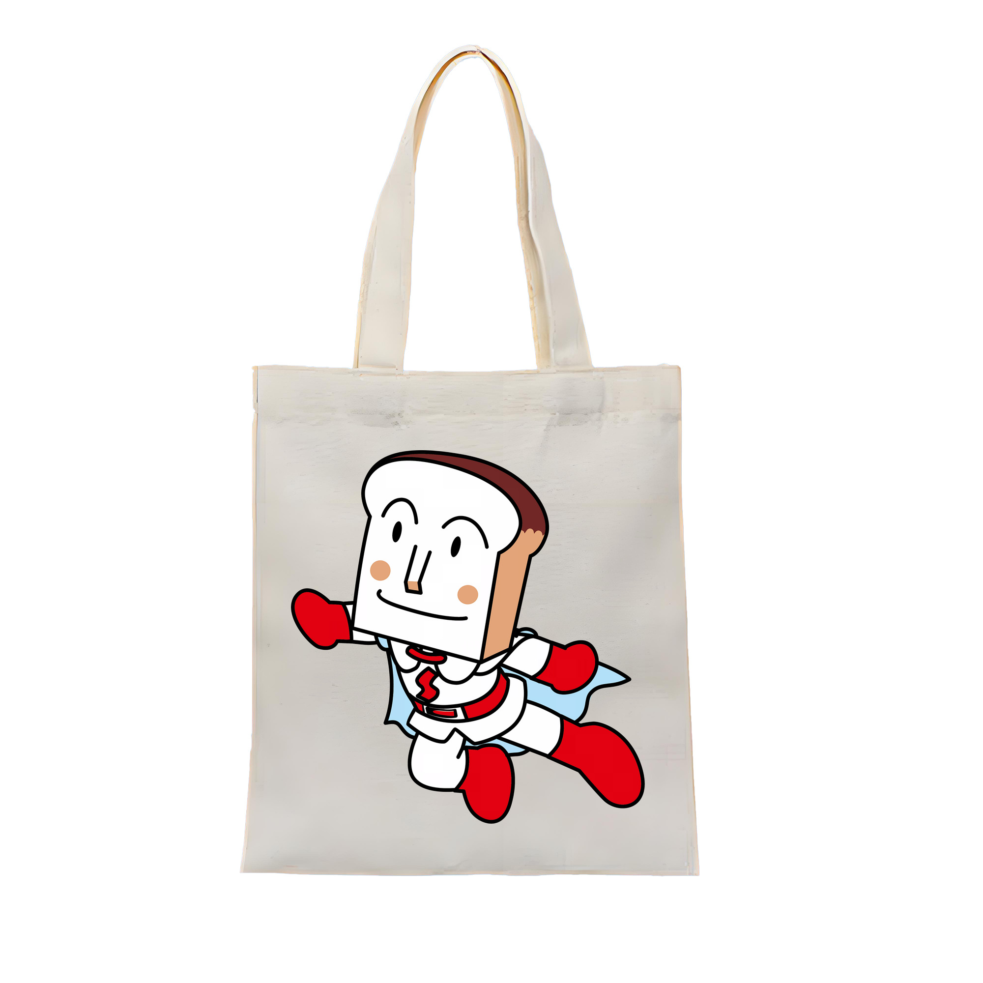 （画像用） アンパンマン Anpanman 縦型キャンバス生地手提げバッグ　トートバッグ