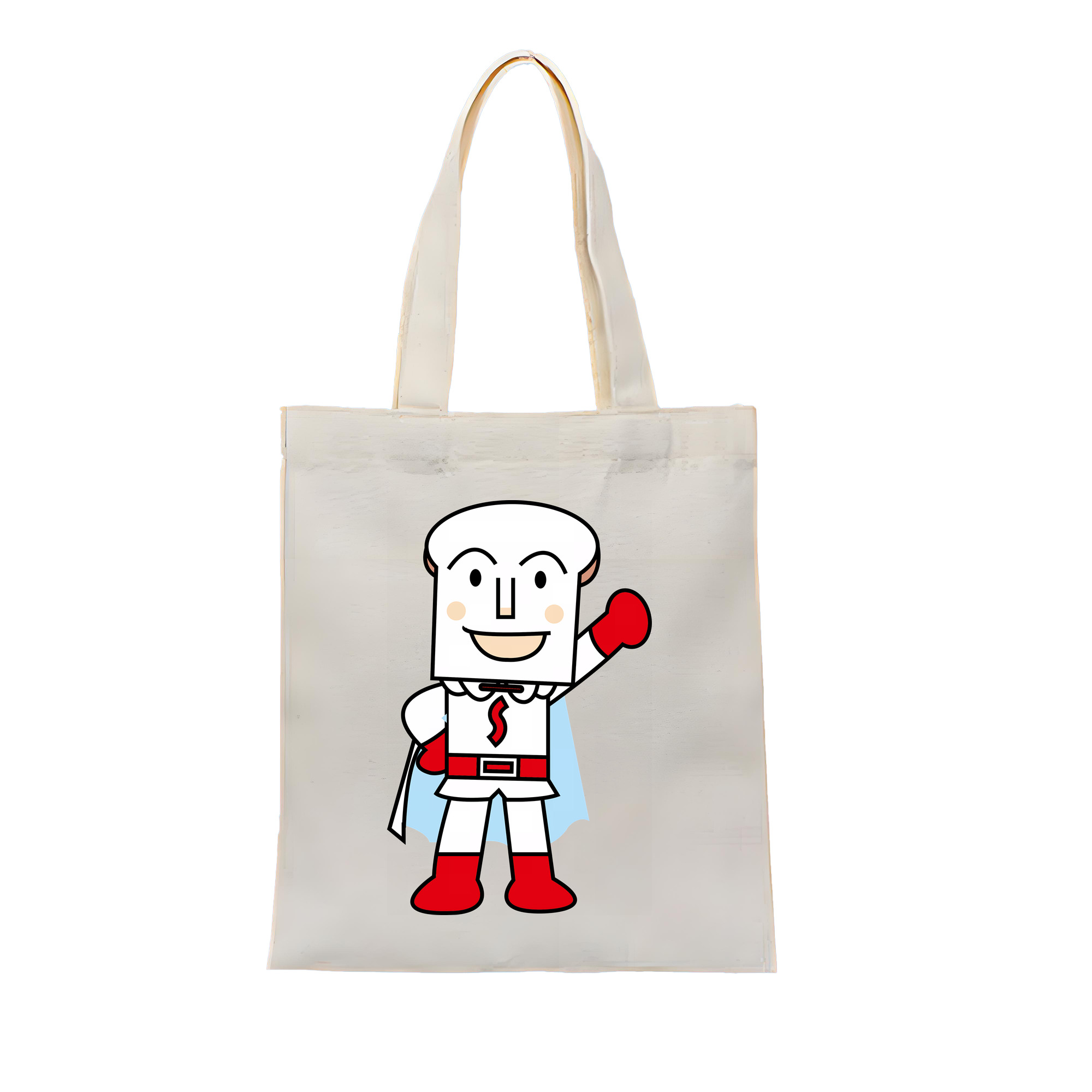 （画像用） アンパンマン Anpanman 縦型キャンバス生地手提げバッグ　トートバッグ