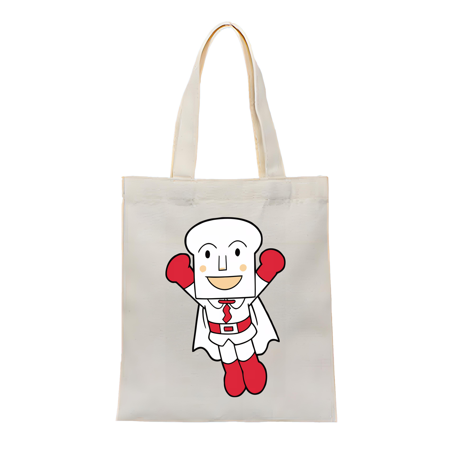 （画像用） アンパンマン Anpanman 縦型キャンバス生地手提げバッグ　トートバッグ