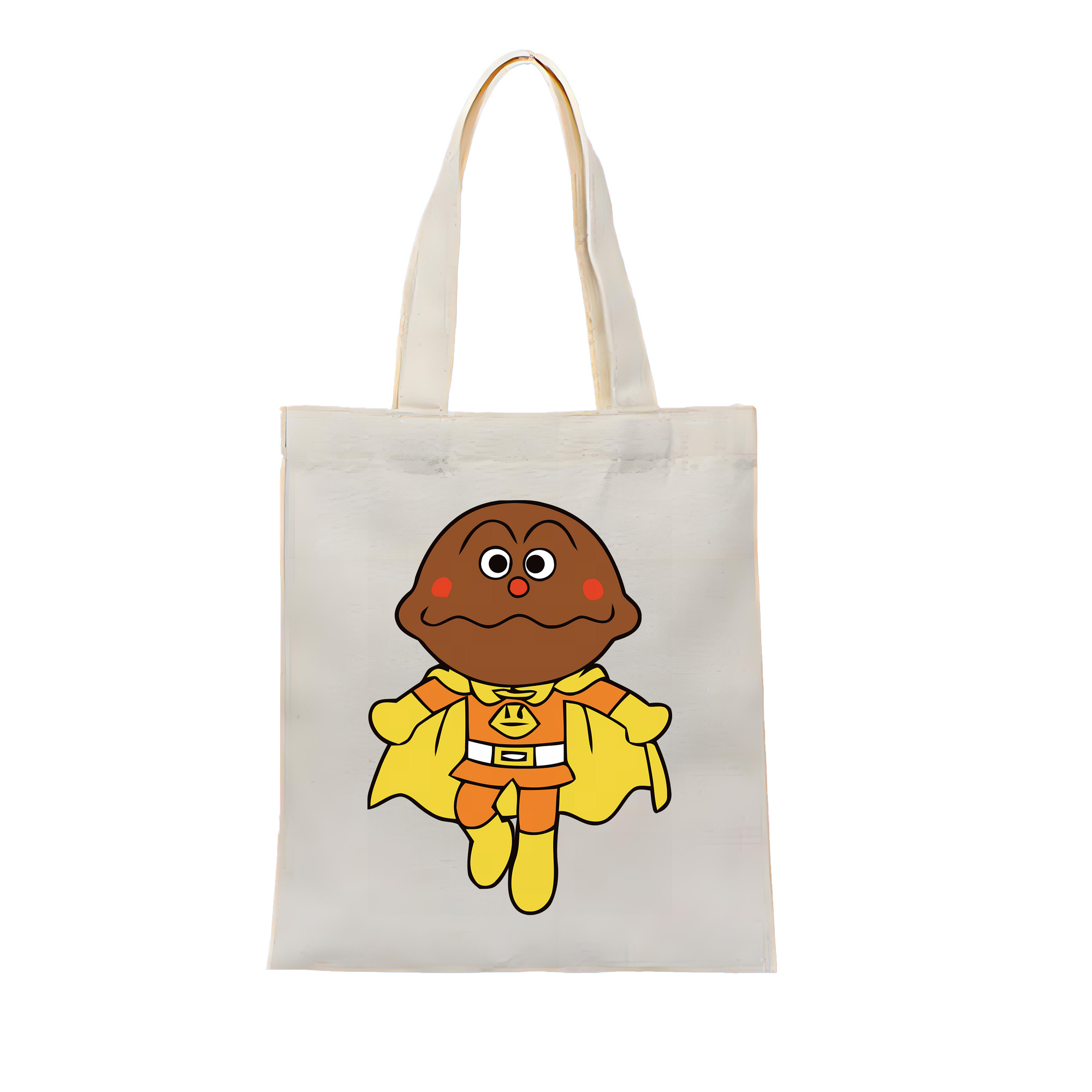 （画像用） アンパンマン Anpanman 縦型キャンバス生地手提げバッグ　トートバッグ