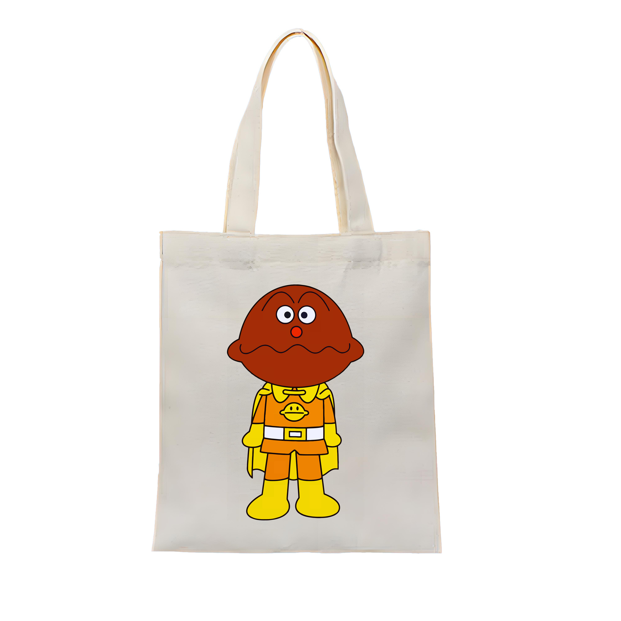 （画像用） アンパンマン Anpanman 縦型キャンバス生地手提げバッグ　トートバッグ