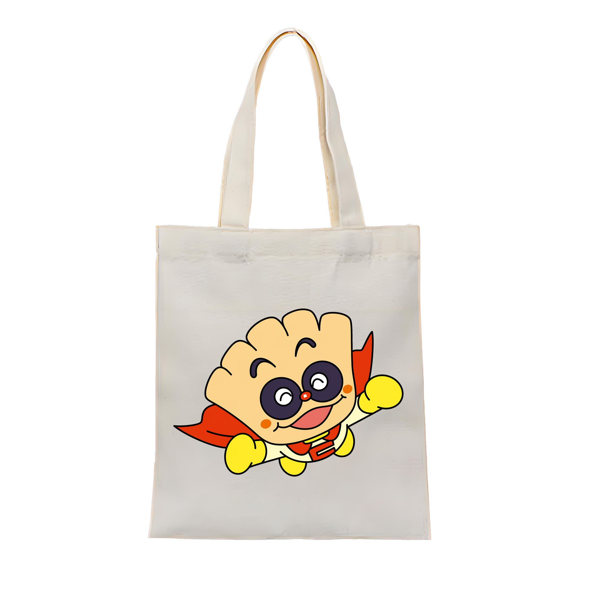 （画像用） アンパンマン Anpanman 縦型キャンバス生地手提げバッグ　トートバッグ