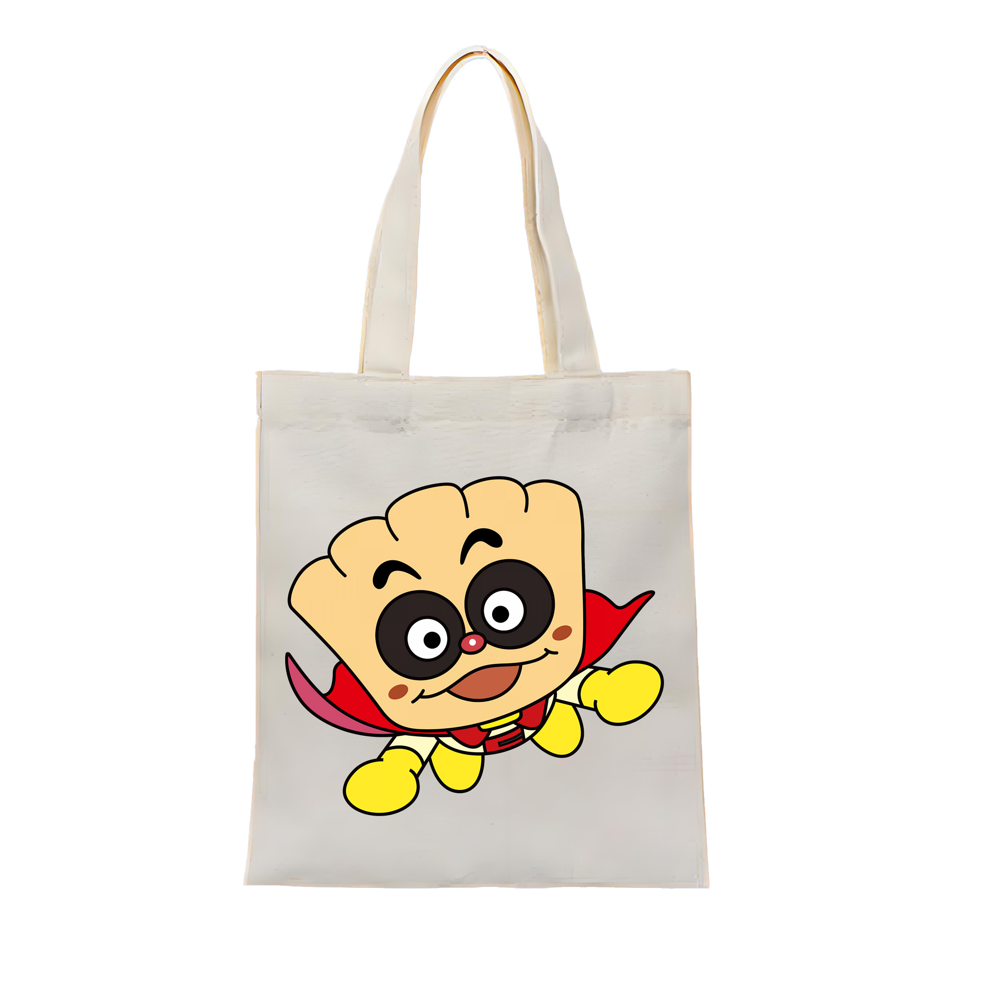 （画像用） アンパンマン Anpanman 縦型キャンバス生地手提げバッグ　トートバッグ
