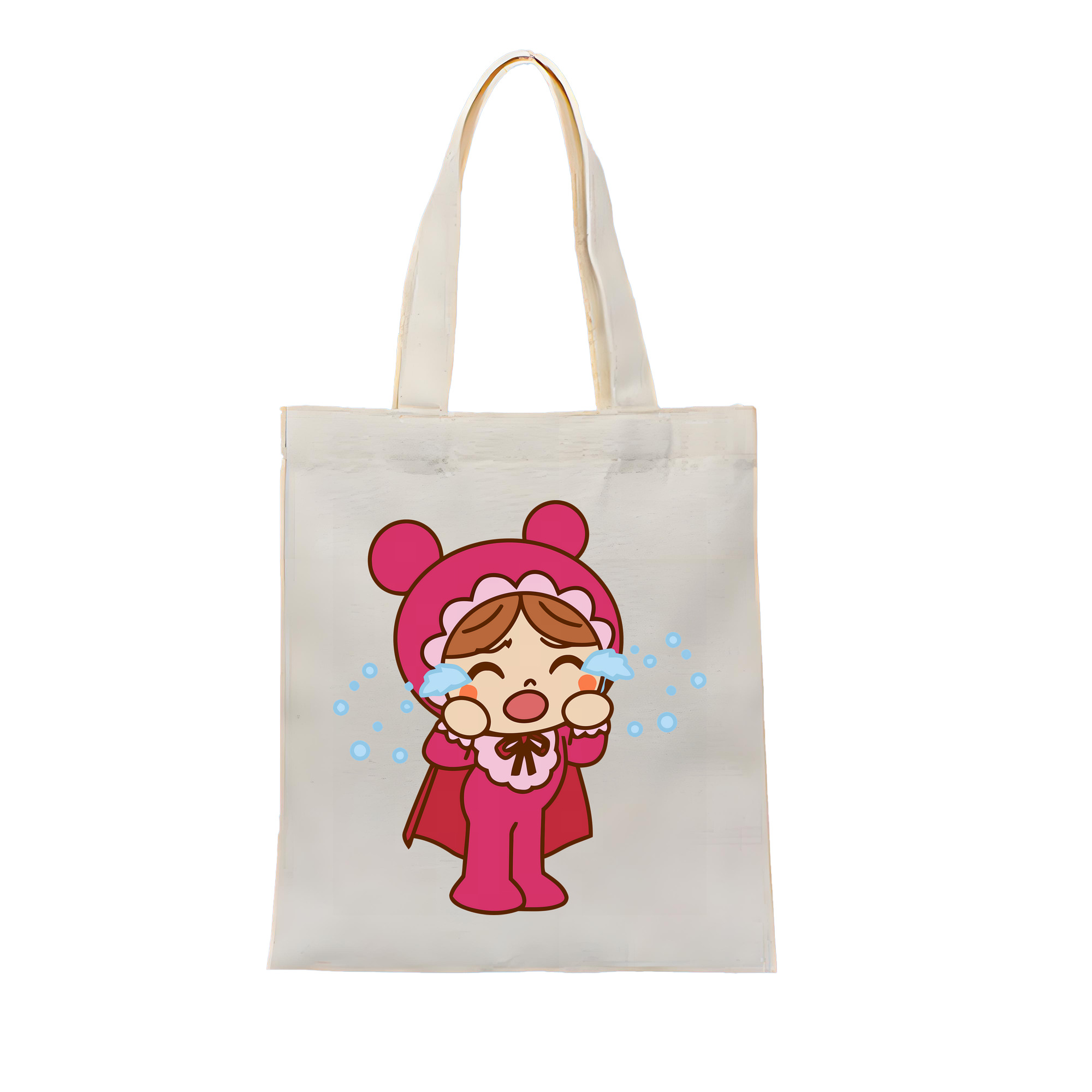 （画像用） アンパンマン Anpanman 縦型キャンバス生地手提げバッグ　トートバッグ