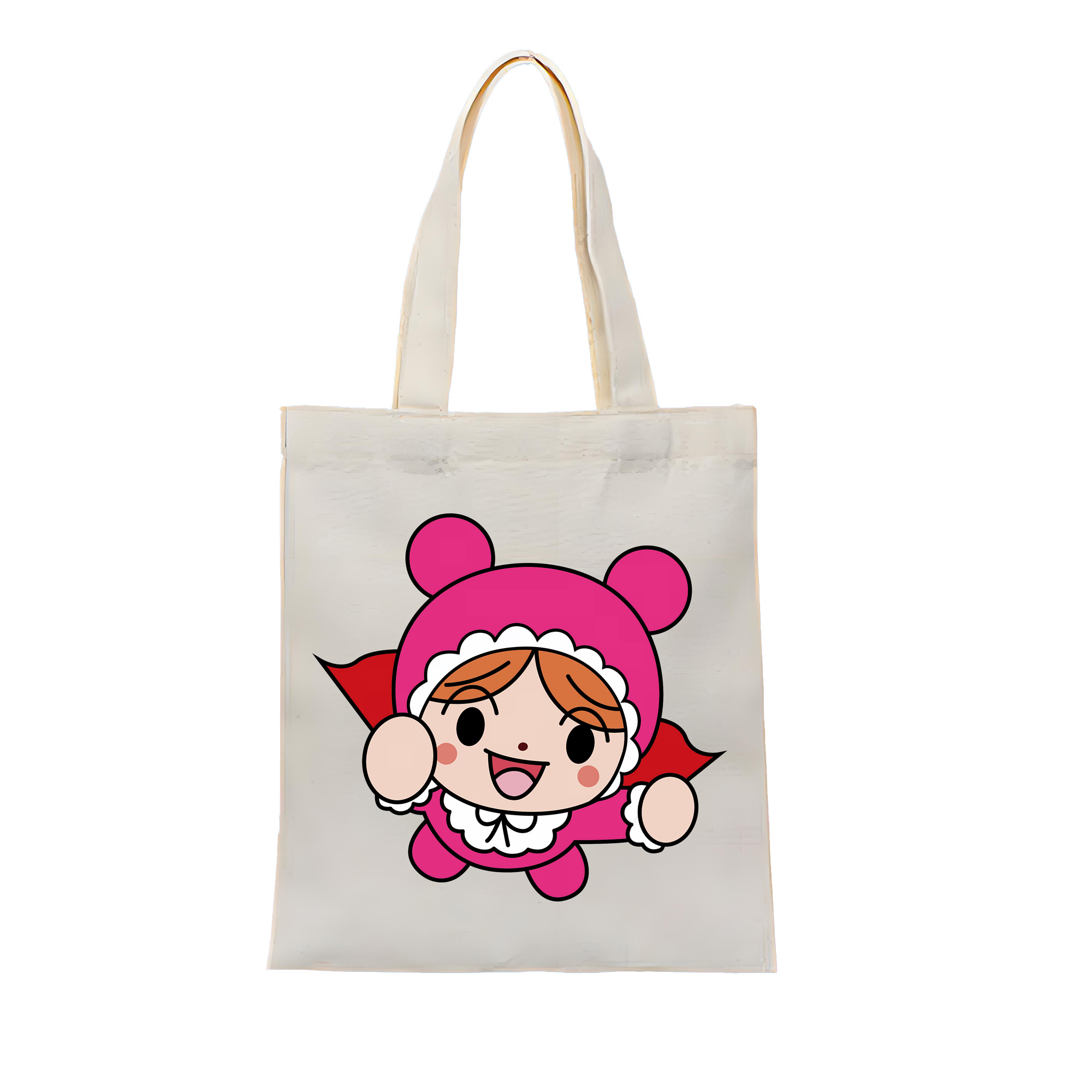 （画像用） アンパンマン Anpanman 縦型キャンバス生地手提げバッグ　トートバッグ