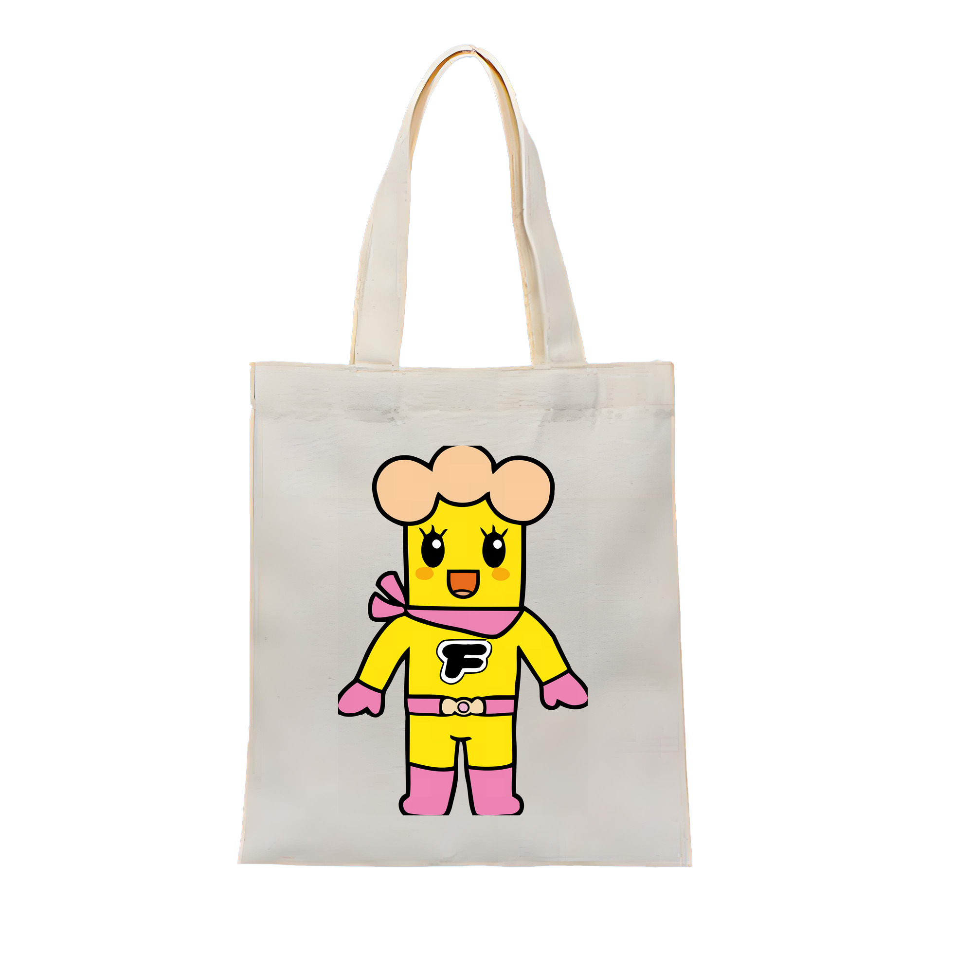（画像用） アンパンマン Anpanman 縦型キャンバス生地手提げバッグ　トートバッグ