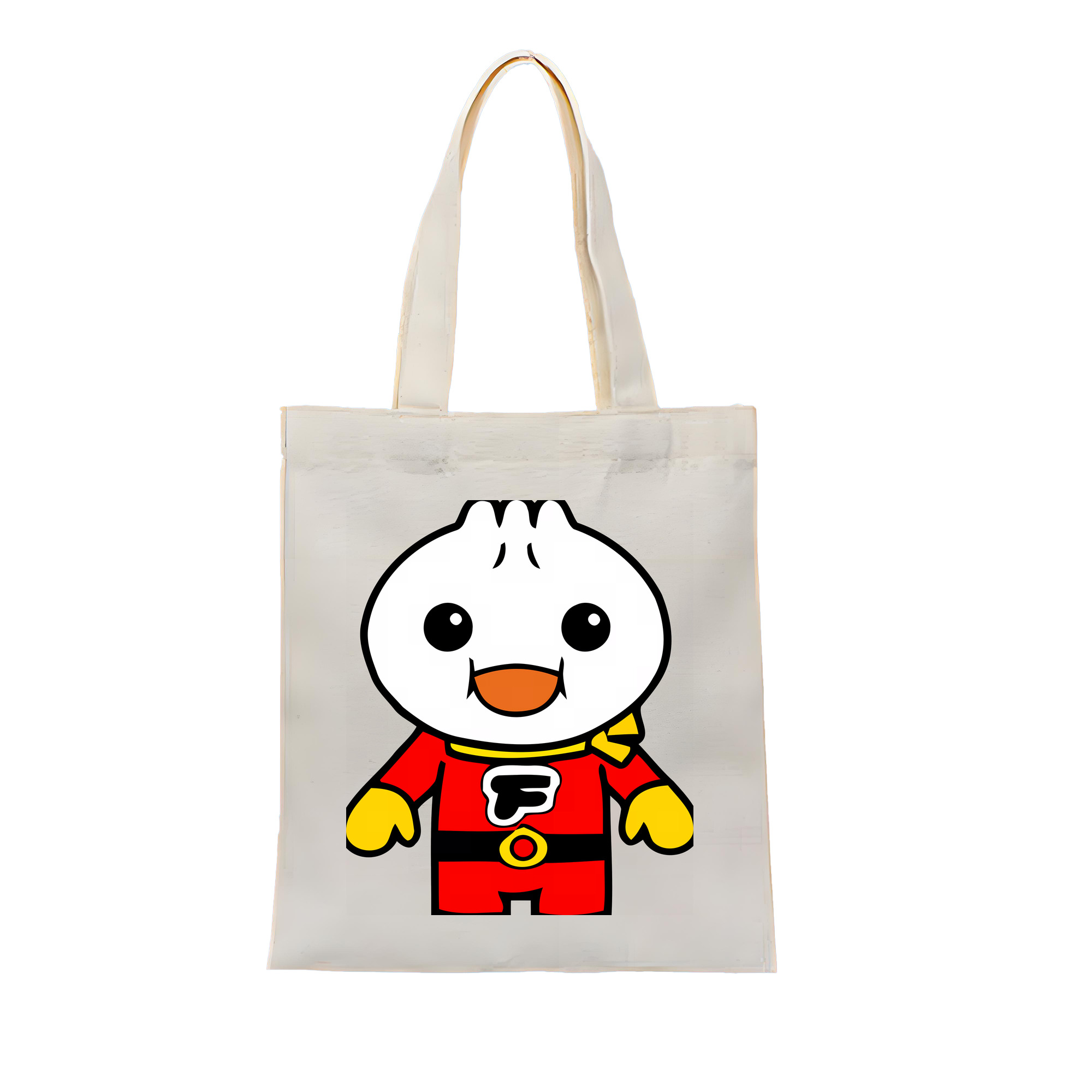 （画像用） アンパンマン Anpanman 縦型キャンバス生地手提げバッグ　トートバッグ