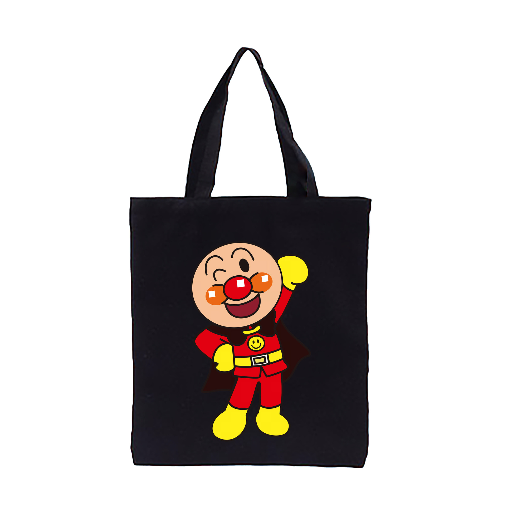 （画像用） アンパンマン Anpanman 縦型キャンバス生地手提げバッグ　トートバッグ