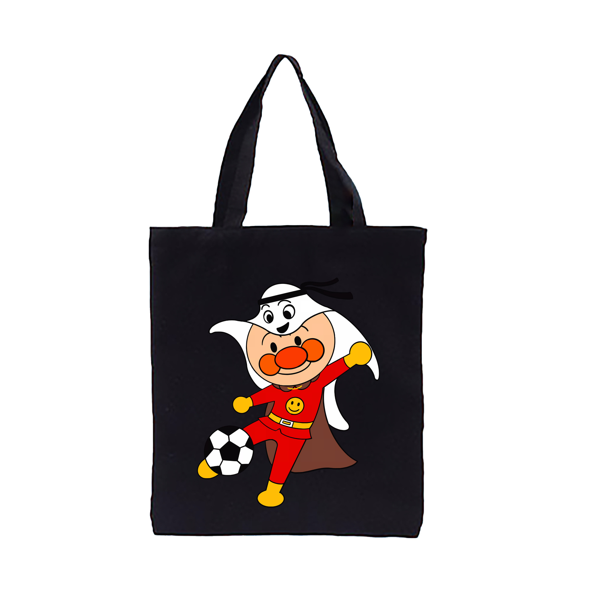 （画像用） アンパンマン Anpanman 縦型キャンバス生地手提げバッグ　トートバッグ
