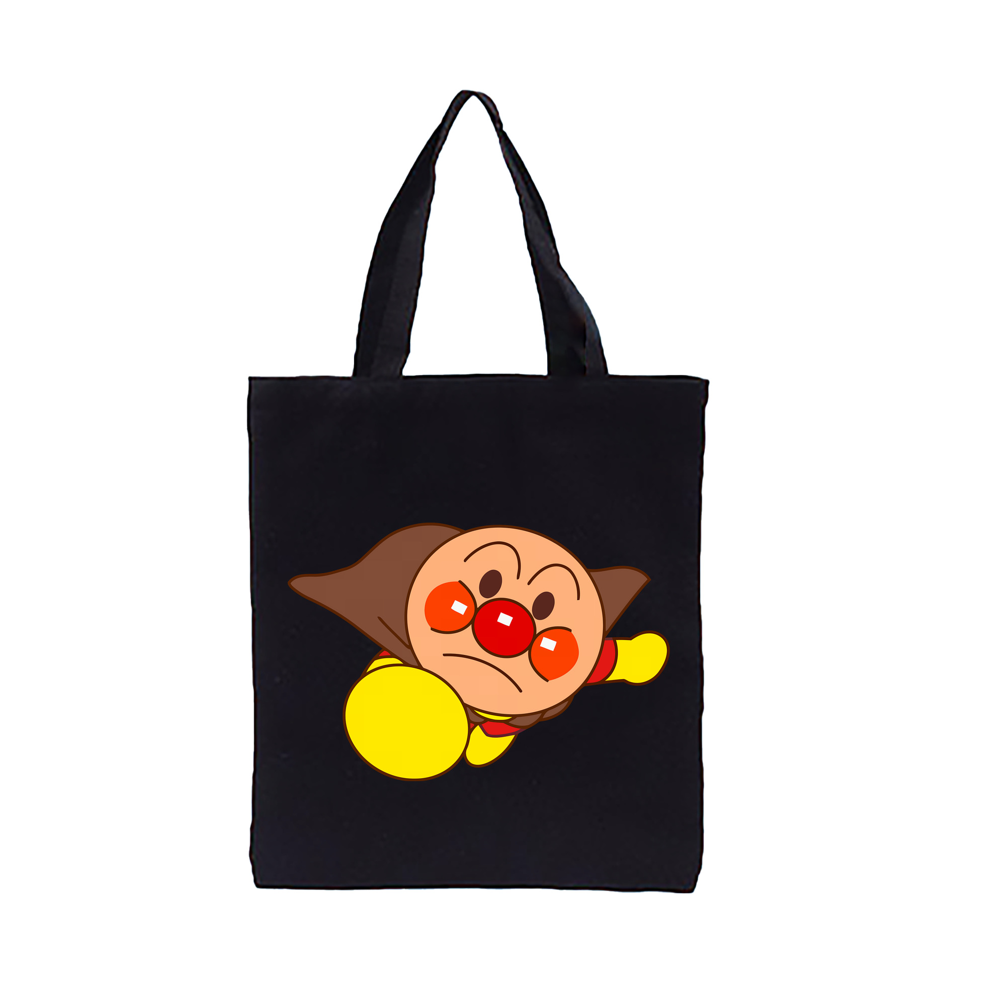 （画像用） アンパンマン Anpanman 縦型キャンバス生地手提げバッグ　トートバッグ