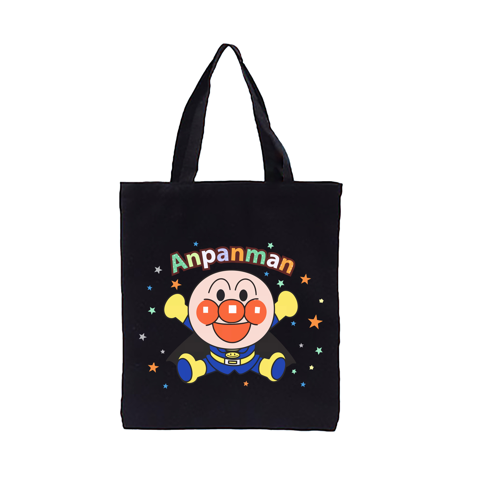 （画像用） アンパンマン Anpanman 縦型キャンバス生地手提げバッグ　トートバッグ