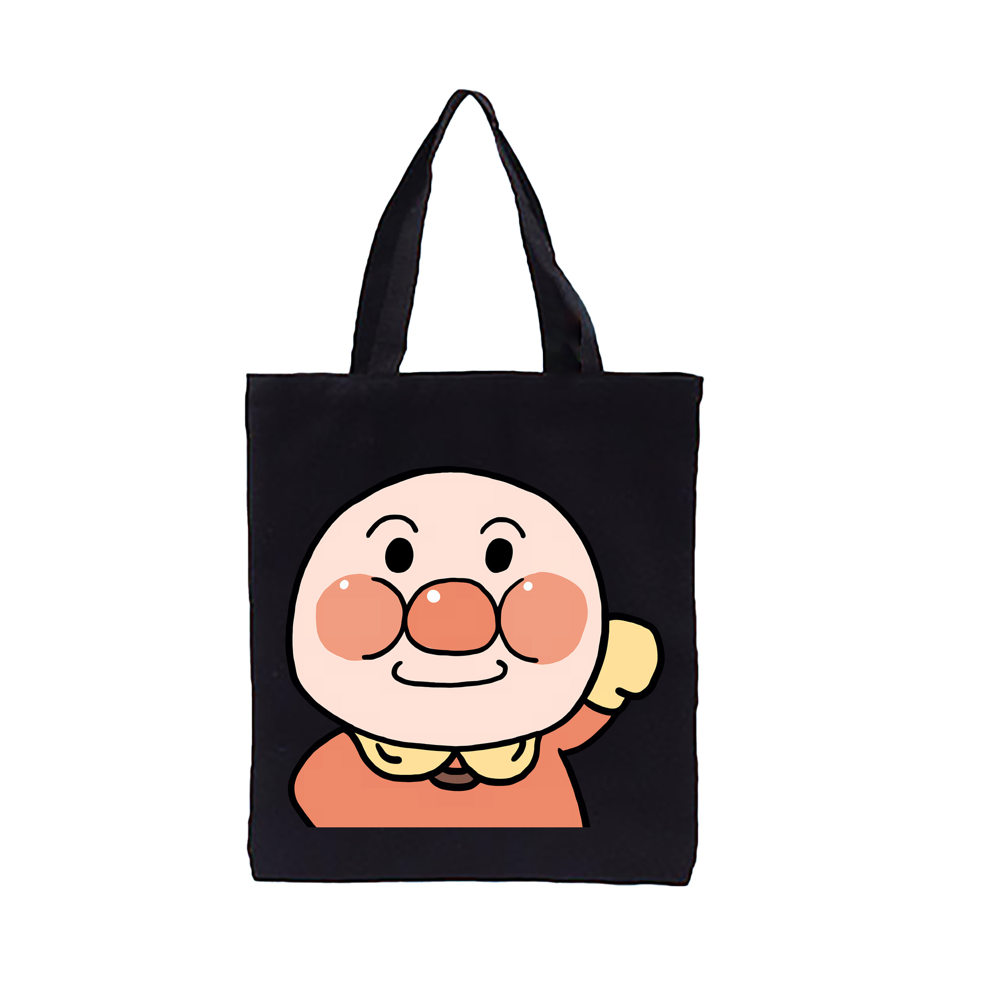 （画像用） アンパンマン Anpanman 縦型キャンバス生地手提げバッグ　トートバッグ