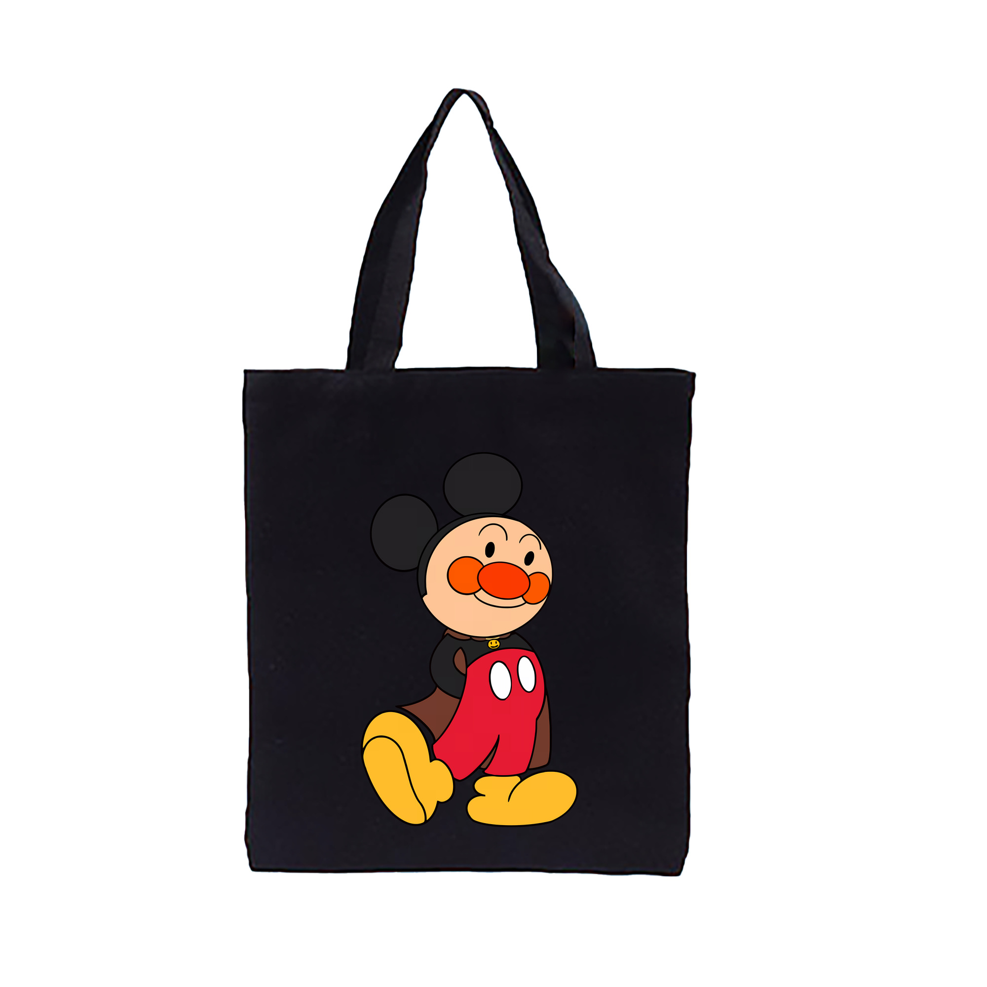 （画像用） アンパンマン Anpanman 縦型キャンバス生地手提げバッグ　トートバッグ