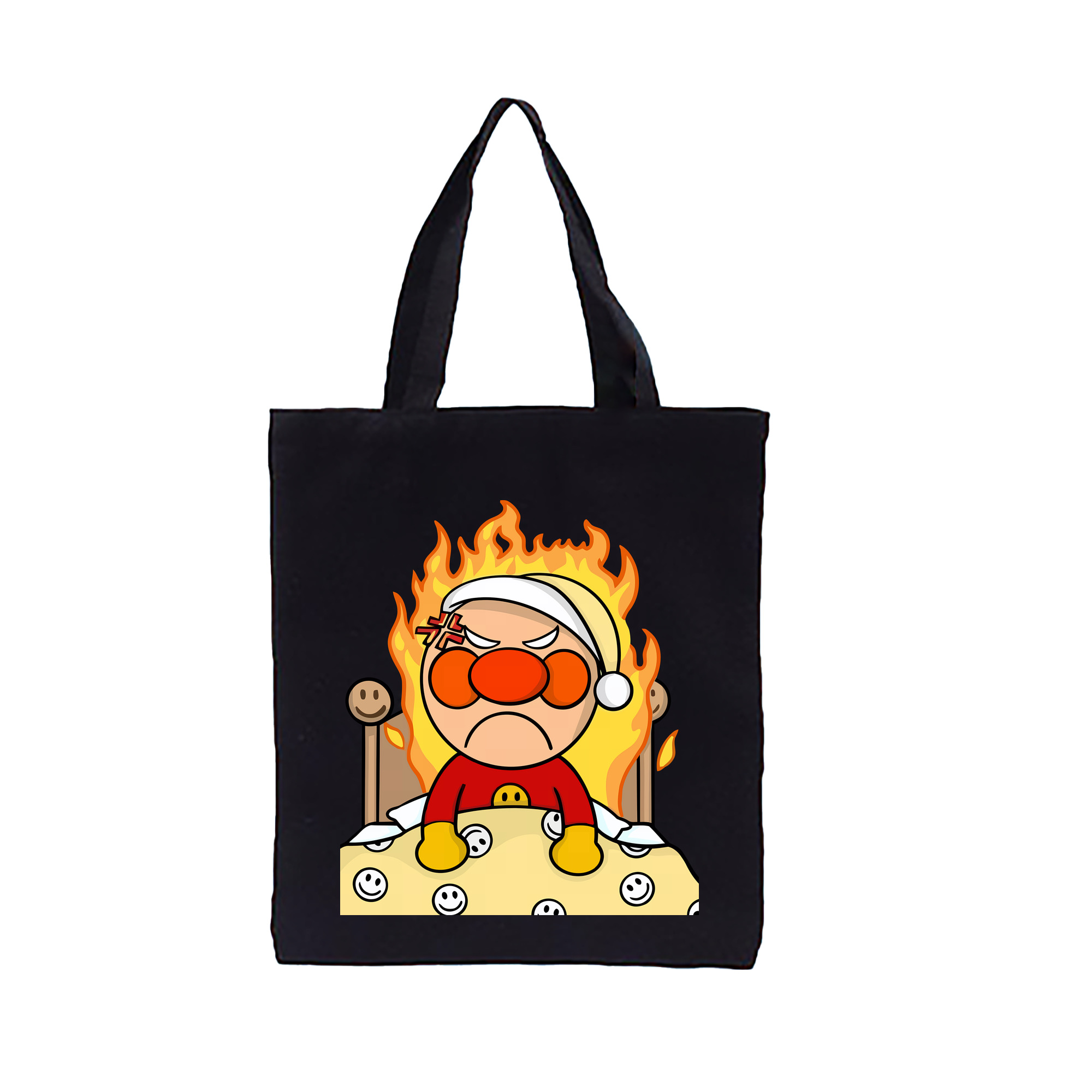 （画像用） アンパンマン Anpanman 縦型キャンバス生地手提げバッグ　トートバッグ