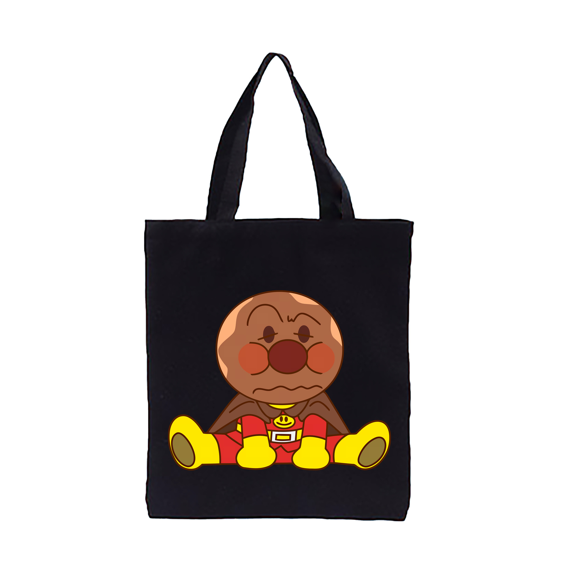 （画像用） アンパンマン Anpanman 縦型キャンバス生地手提げバッグ　トートバッグ