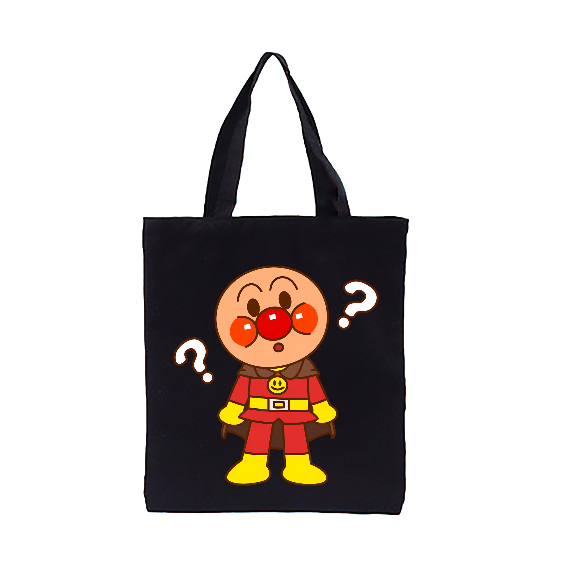 （画像用） アンパンマン Anpanman 縦型キャンバス生地手提げバッグ　トートバッグ